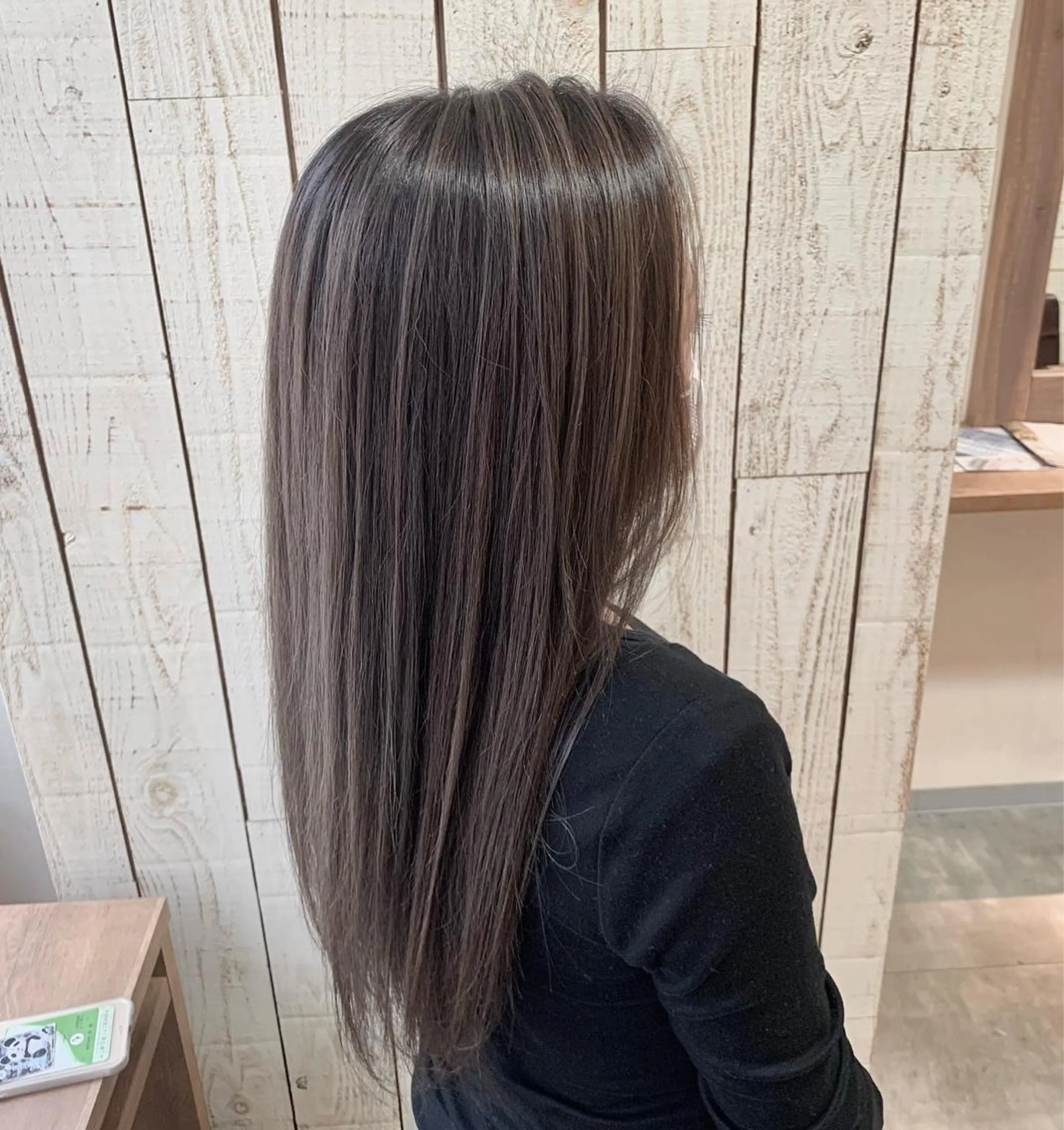 ロング カラー 透明感/ 美髪矯正/田中恭のヘアスタイル