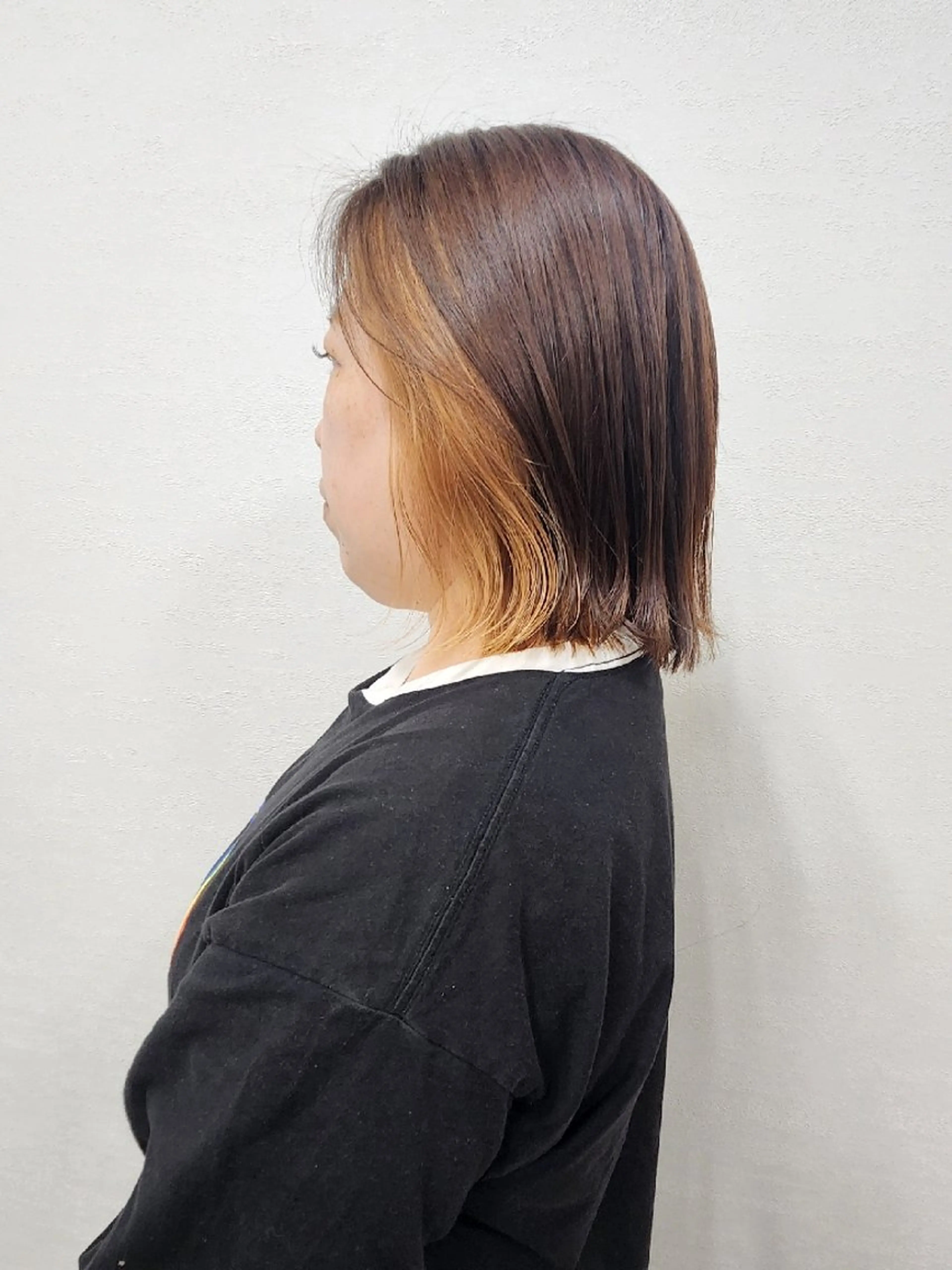 ミディアム カラー ベージュカラー ブリーチ インナーカラー ミルクティーベージュ 髪質改善 カット ヘアカラー ヘッドスパ 安達まい/ インナーカラー◎のヘアスタイル
