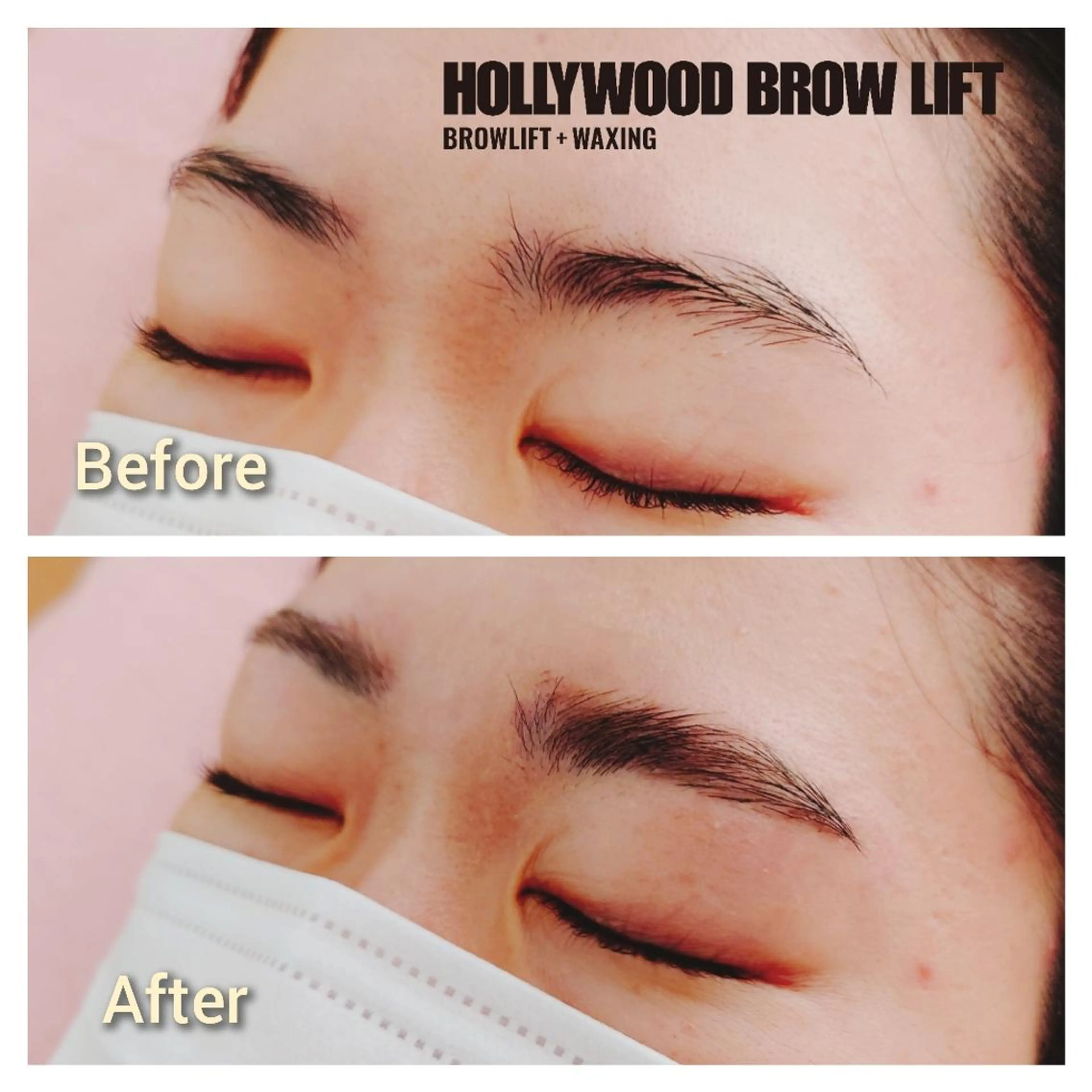 アイブロウ ハリウッドブロウリフト Beauty Salon Luana所属・Luanaまつパ脱毛 ハーブピーリング眉毛のマツエク・マツパデザイン