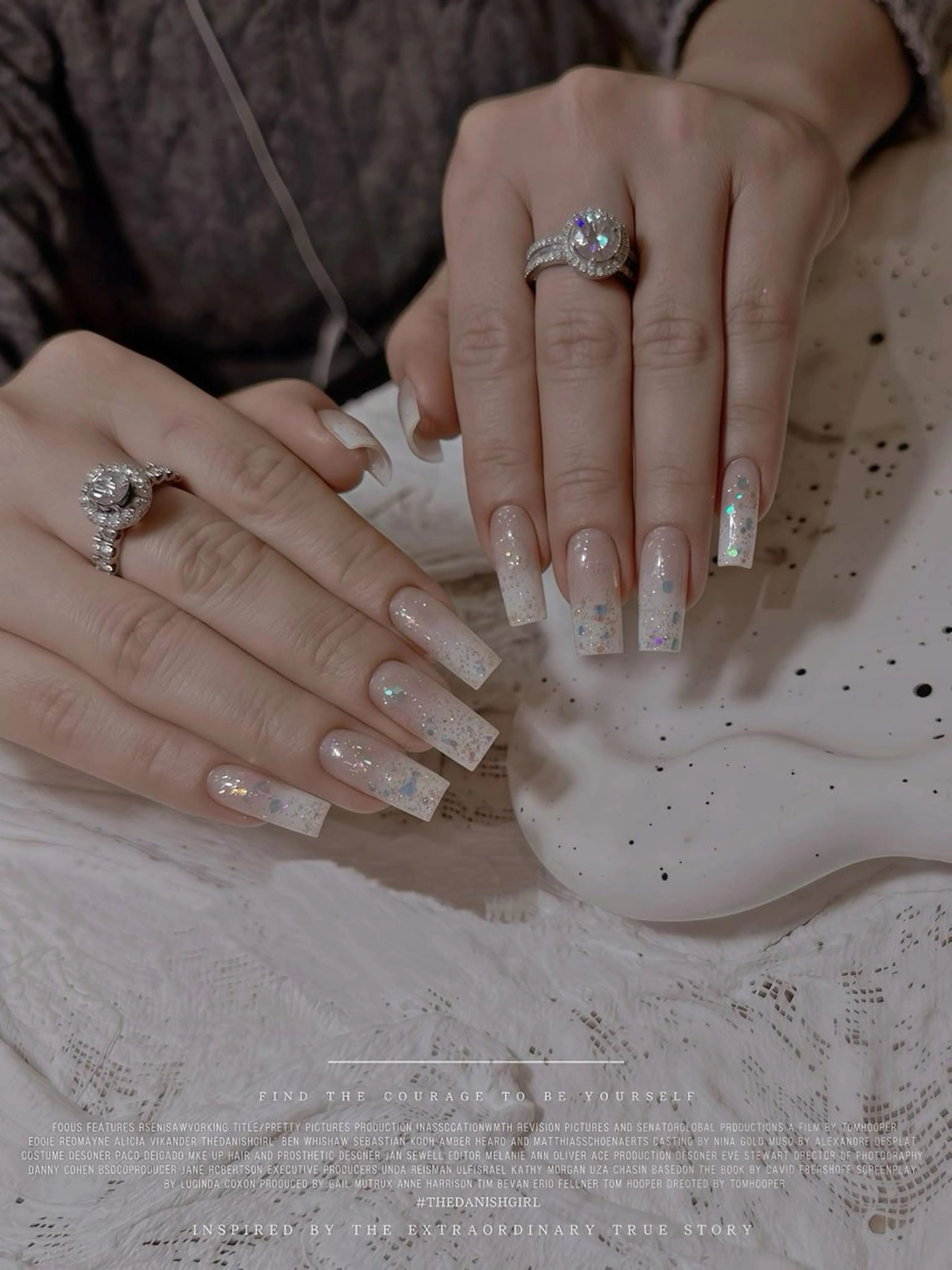 ネイル ジェルネイル キラキラネイル 韓国ネイル ラメ(グリッター) ワンホンネイル ann_ nailのネイルデザイン