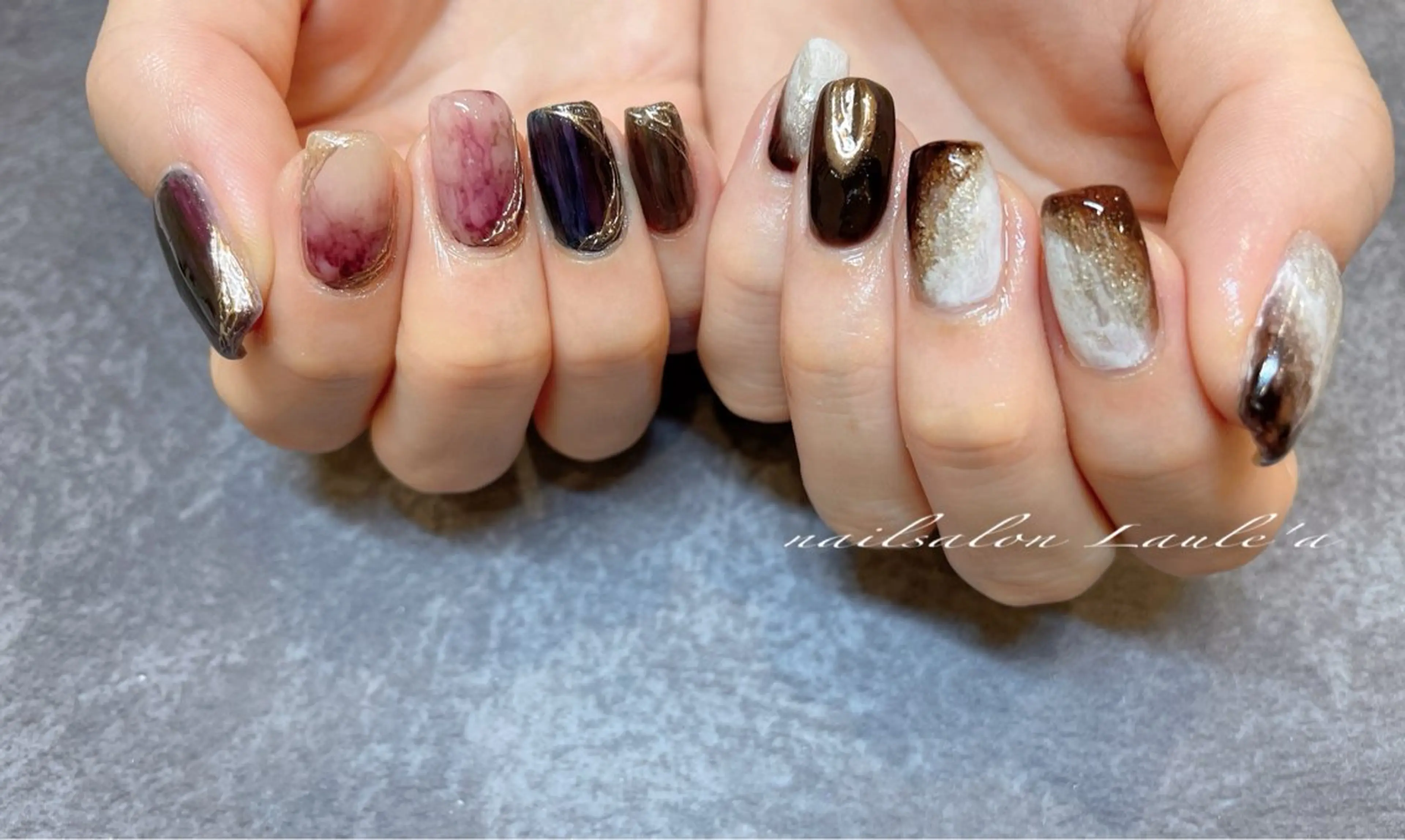 ネイル ハンドネイル nailsalon Laule'aのネイルデザイン