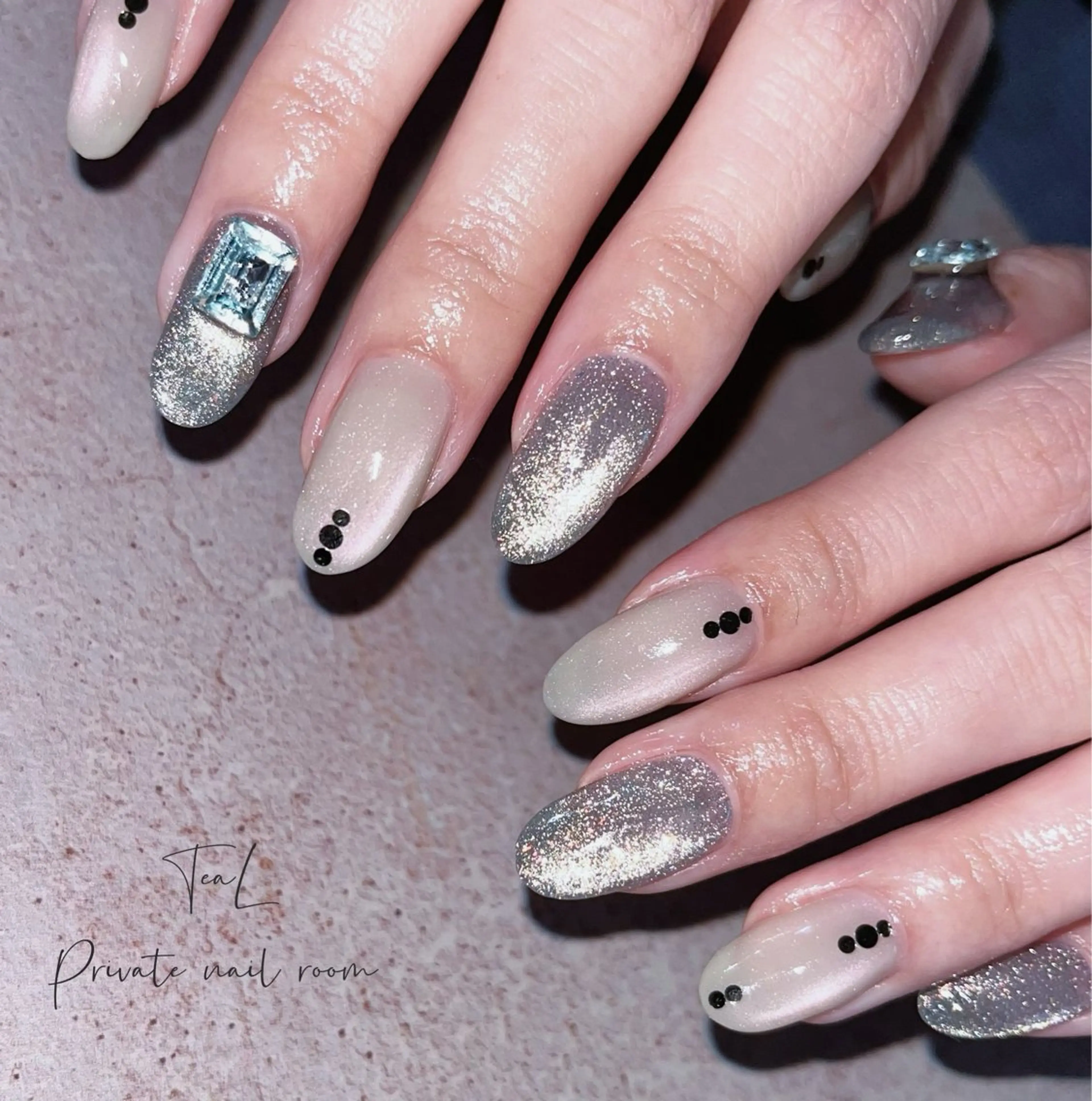 ネイル ハンドネイル TeaL nailのネイルデザイン