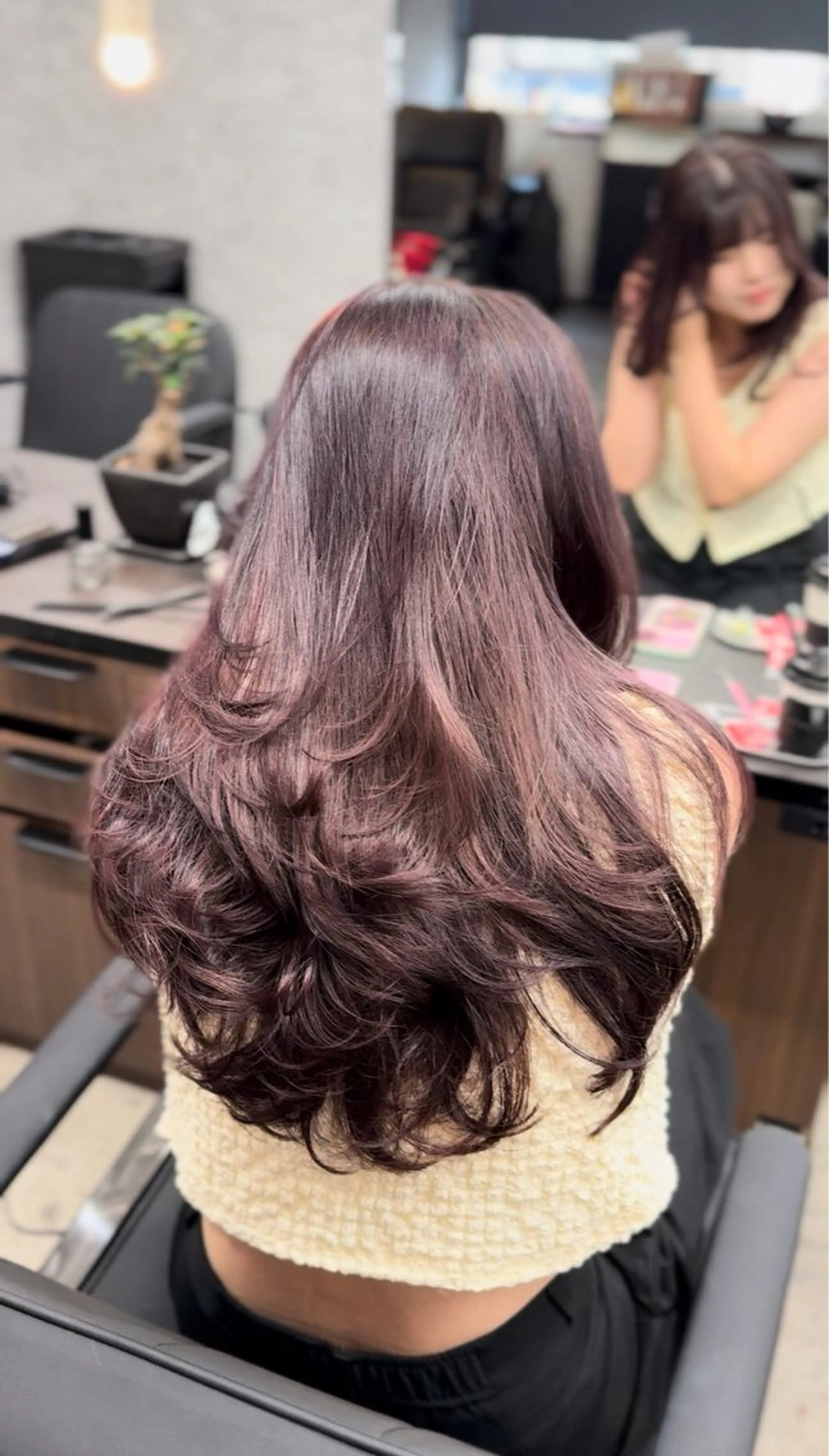 ロング カット ヘアカラー Wカラー/エクステ /心斎橋/茉央のヘアスタイル