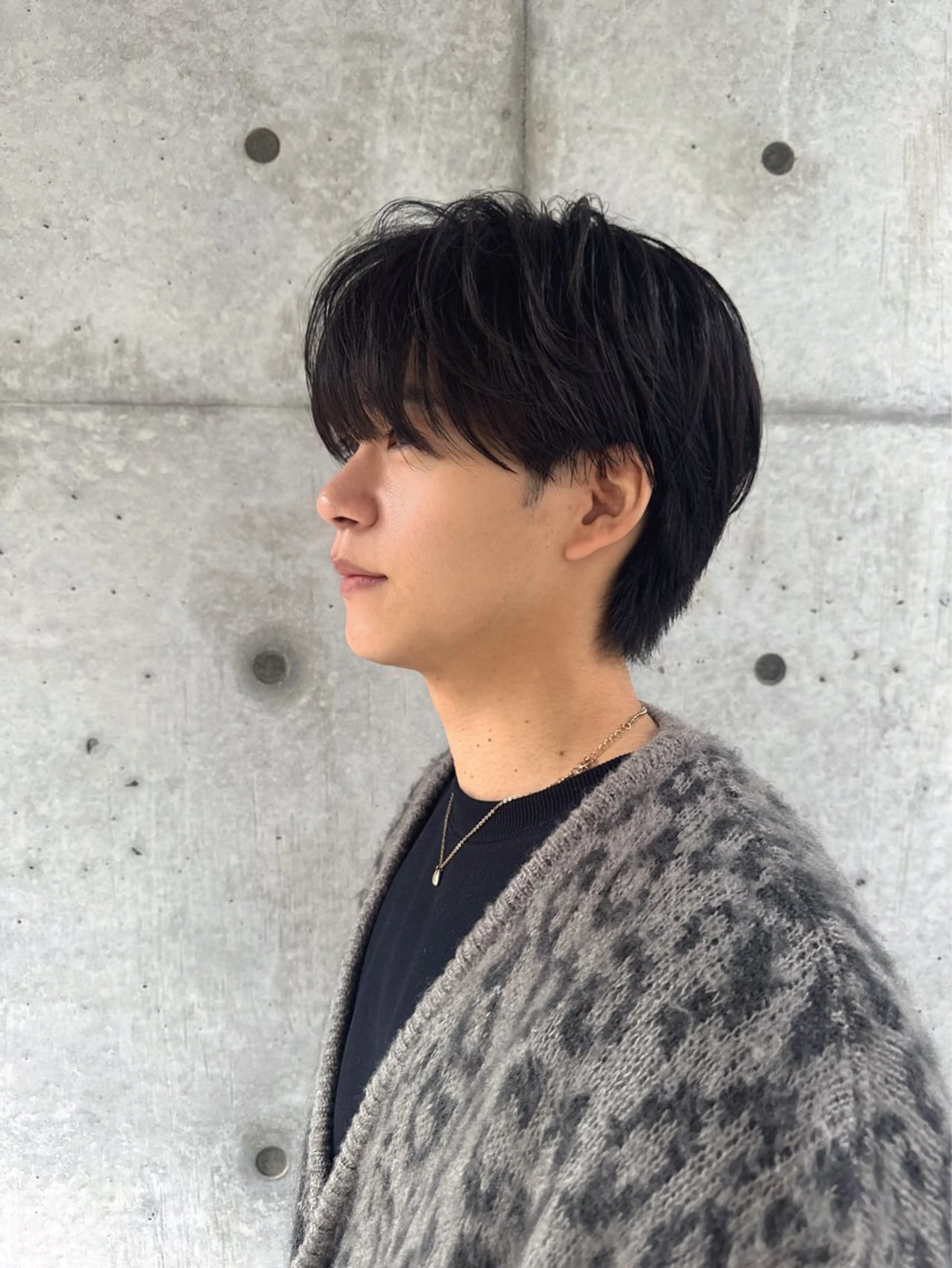 ショート メンズ ビジネス カット パーマ メンズ特化酒井翔太 /メンズカット/名駅のヘアスタイル