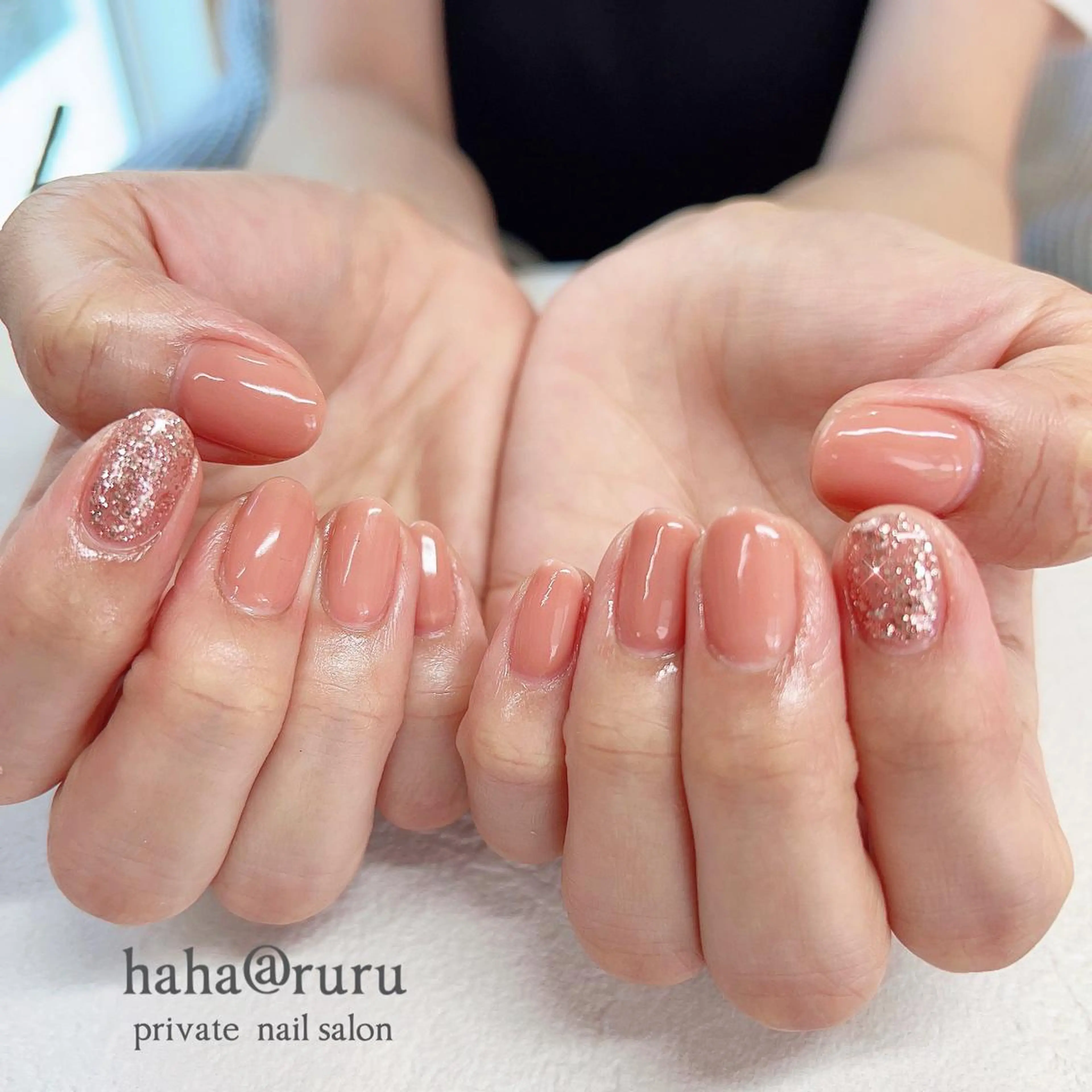 ネイル ワンカラーネイル haha@ ruruのネイルデザイン