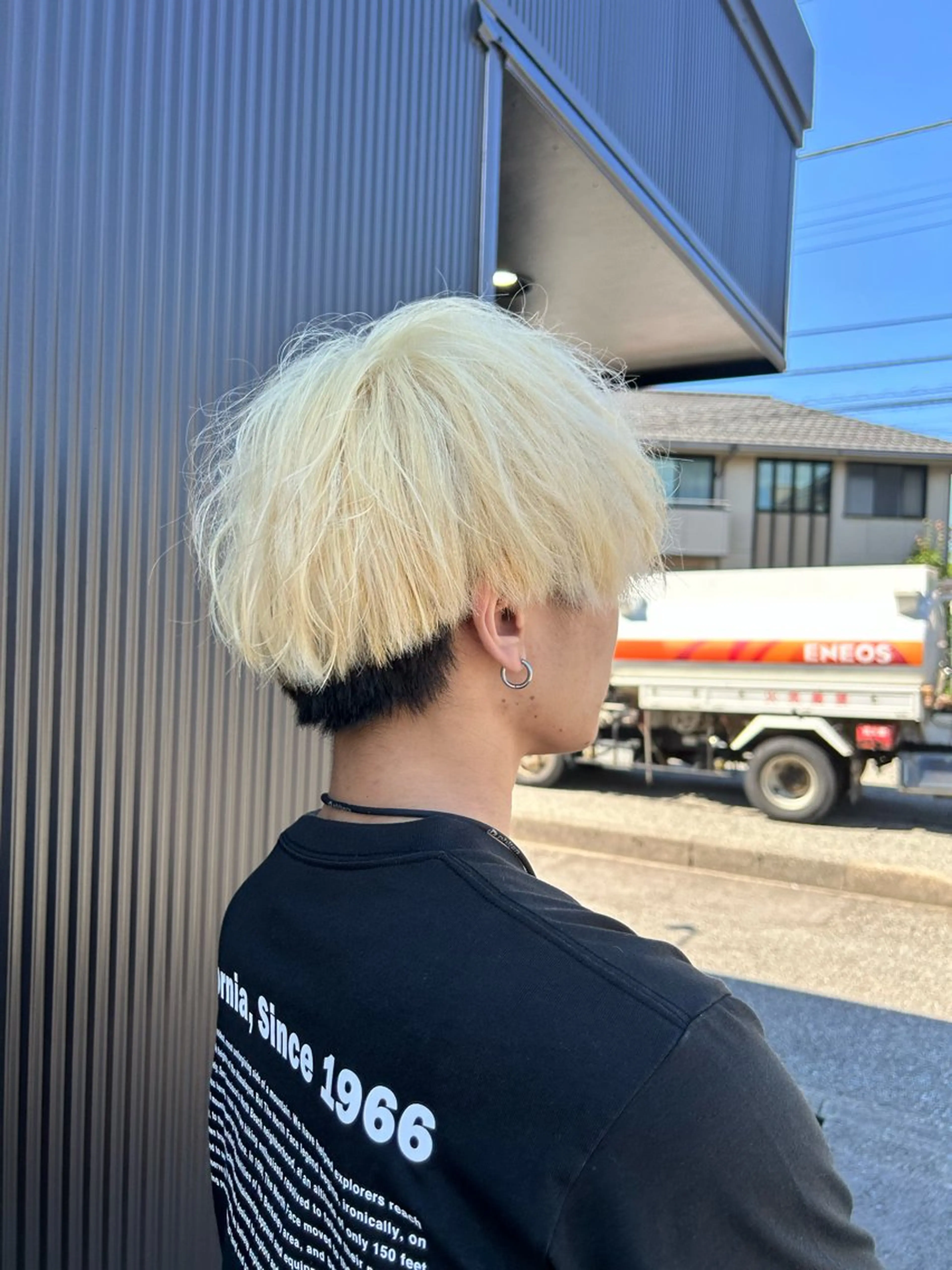 ショート メンズ メンズブリーチ スパイキーショート ショートヘア カット ヘアカラー メンズカット/ メンズパーマ/佐藤のヘアスタイル