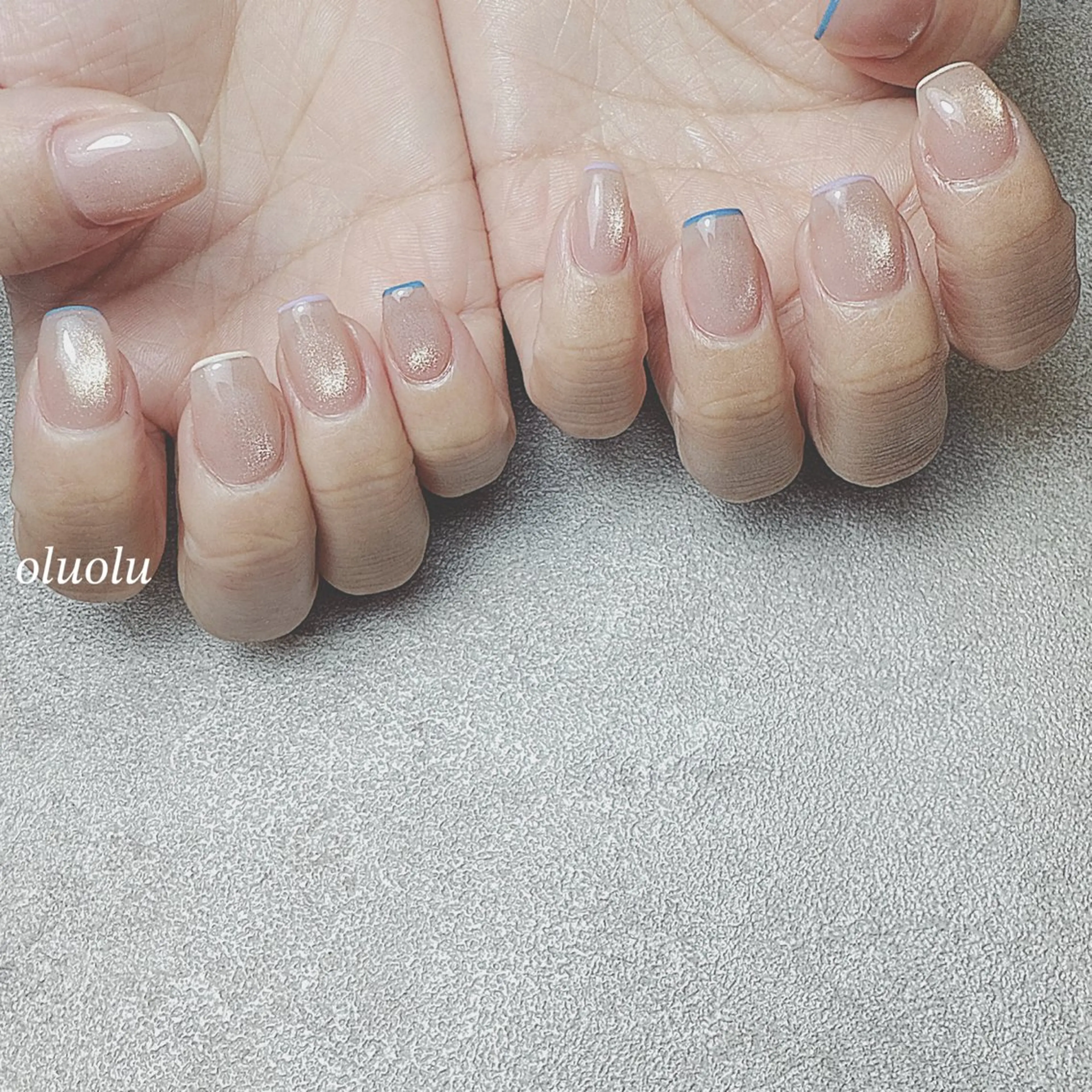 ネイル アートネイル マグネットネイル ハンドネイル 大村 紬華のネイルデザイン