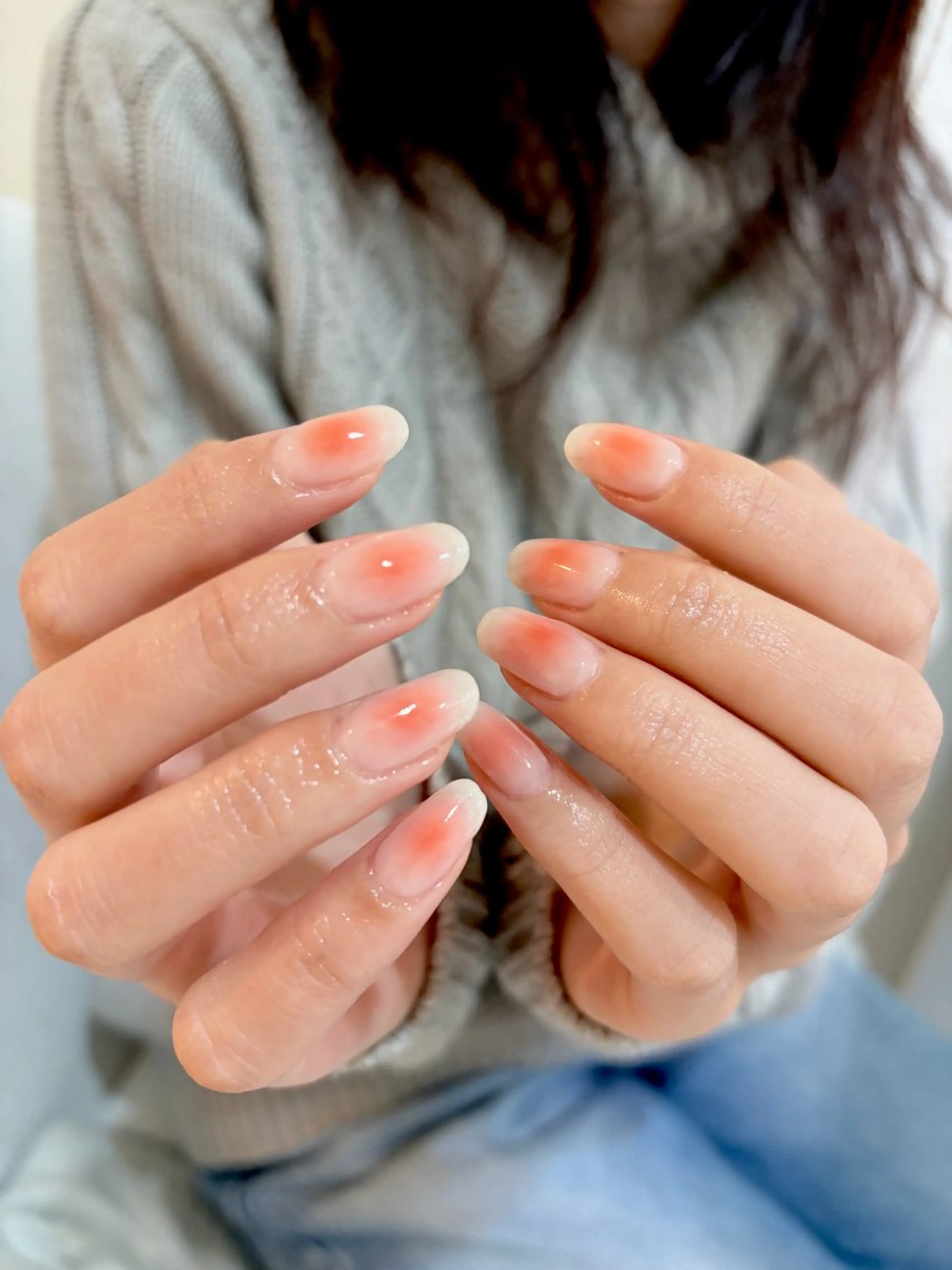 ネイル チークネイル 今村 樹里のネイルデザイン