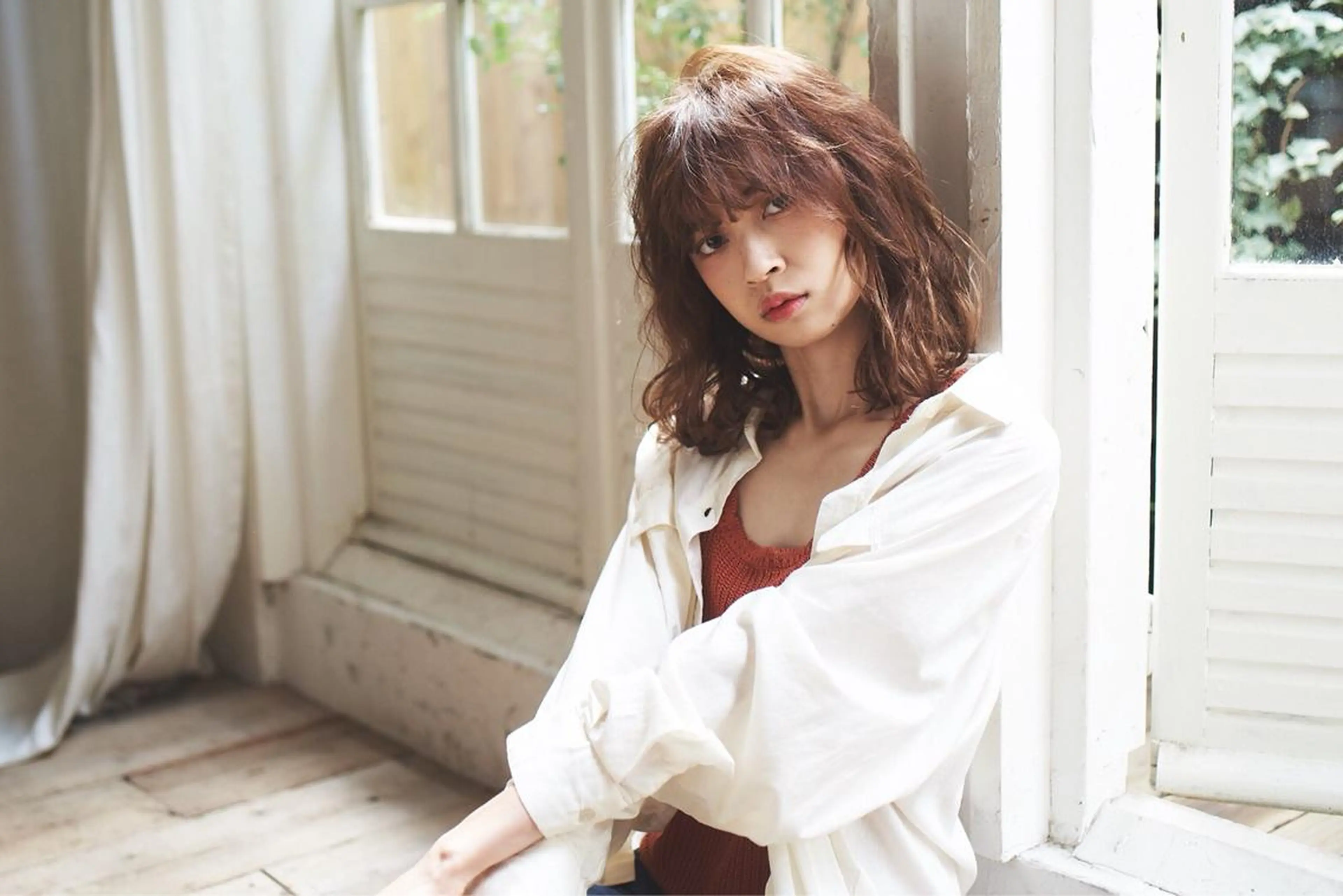 セミロング 【髪質改善】 梅田　聡のヘアスタイル