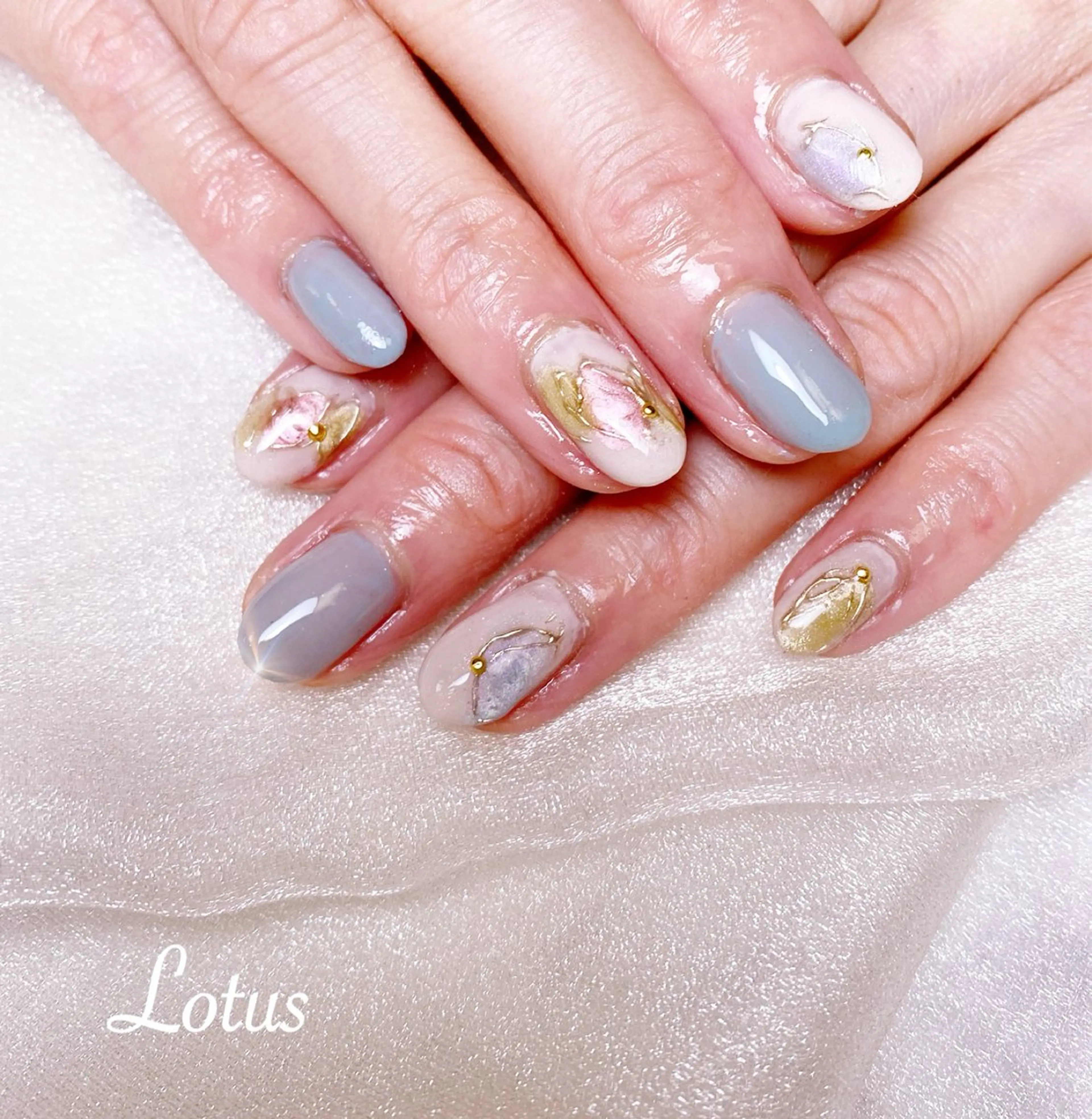 ネイル ハンドネイル ネイル＆脱毛 Lotus🌸のネイルデザイン