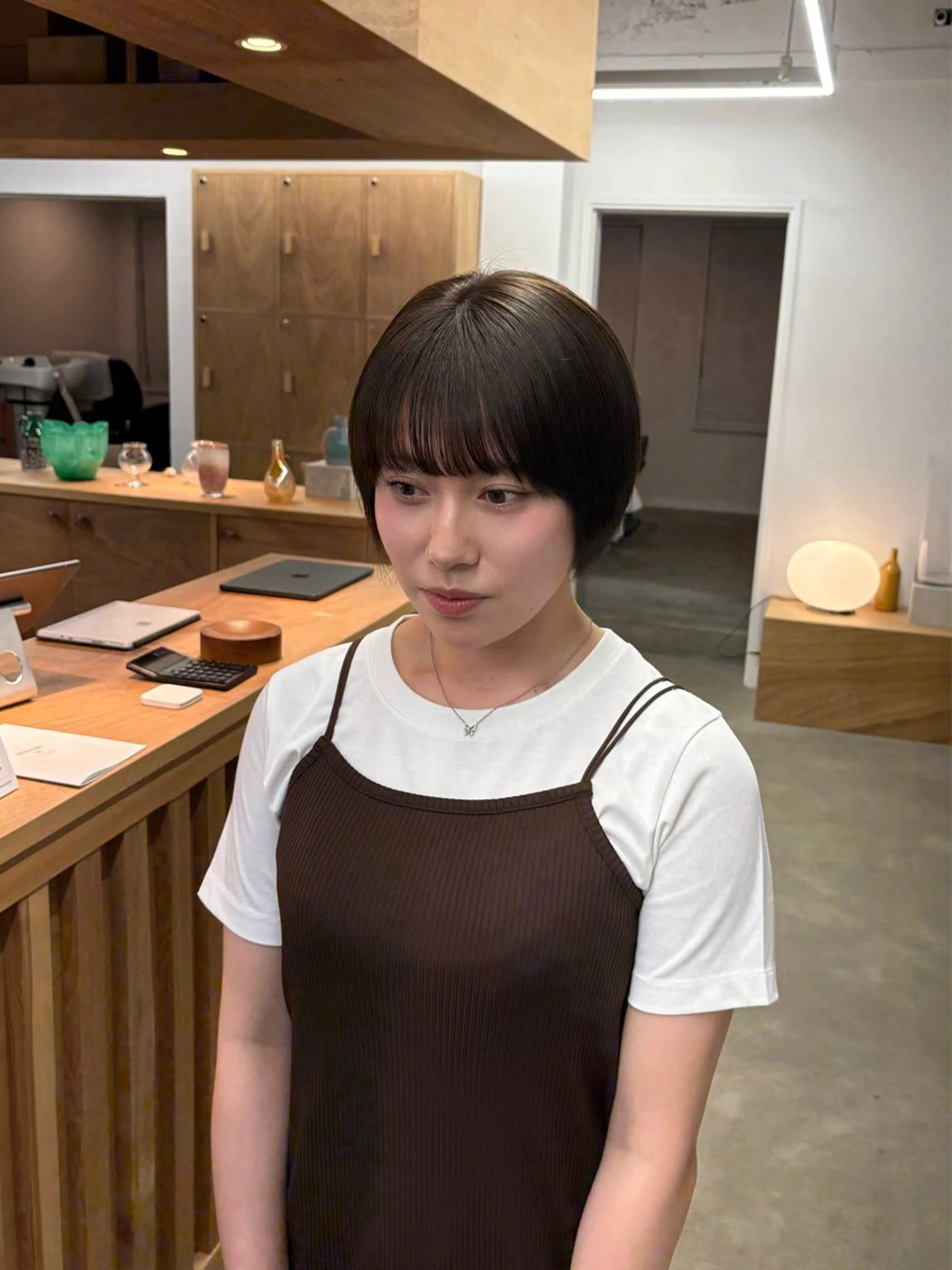 ショート カラー 吉野 新菜のヘアスタイル