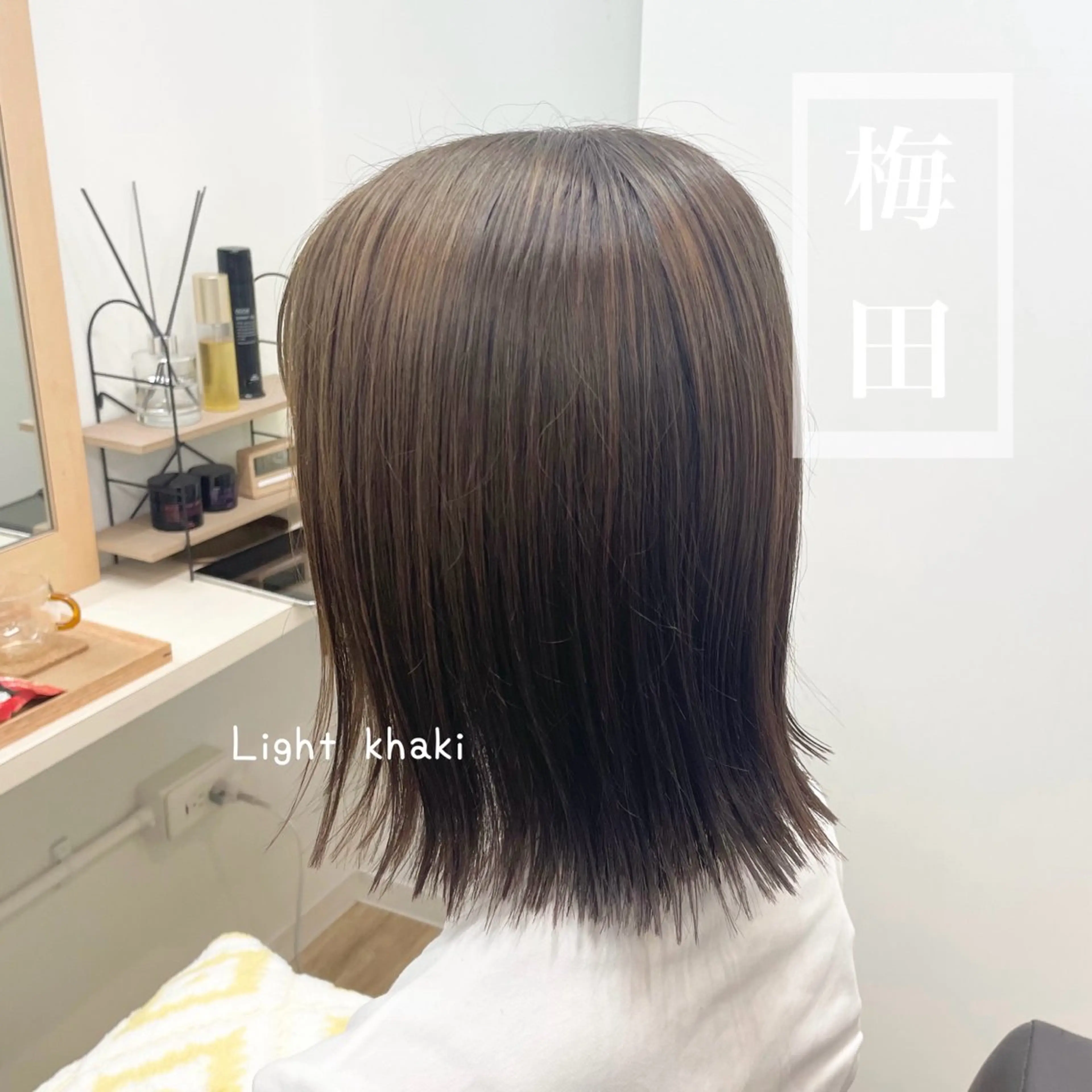 ミディアム カラー Hair Salon portoのヘアスタイル