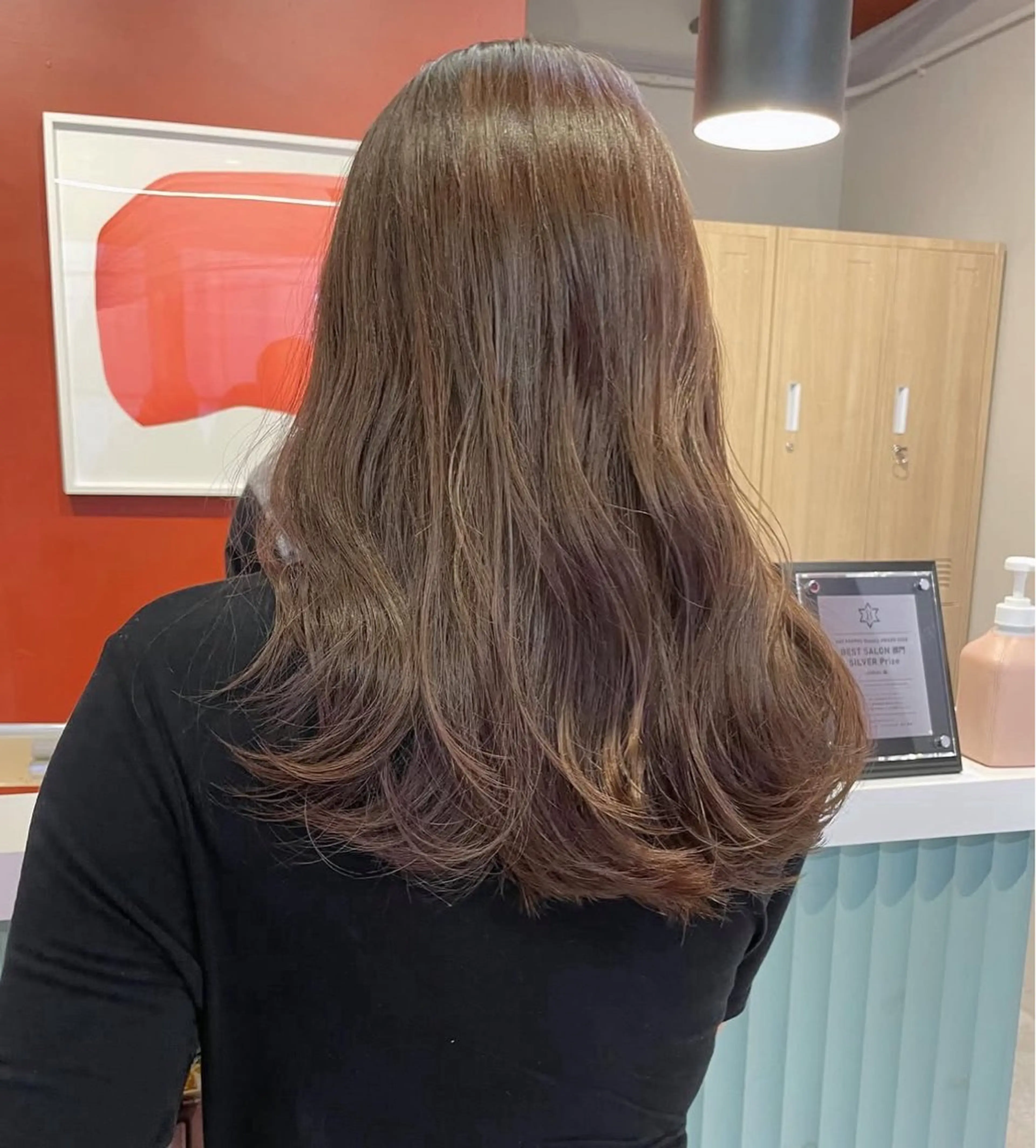 カラー レイヤーカット🍏 パーマ/ののかのヘアスタイル