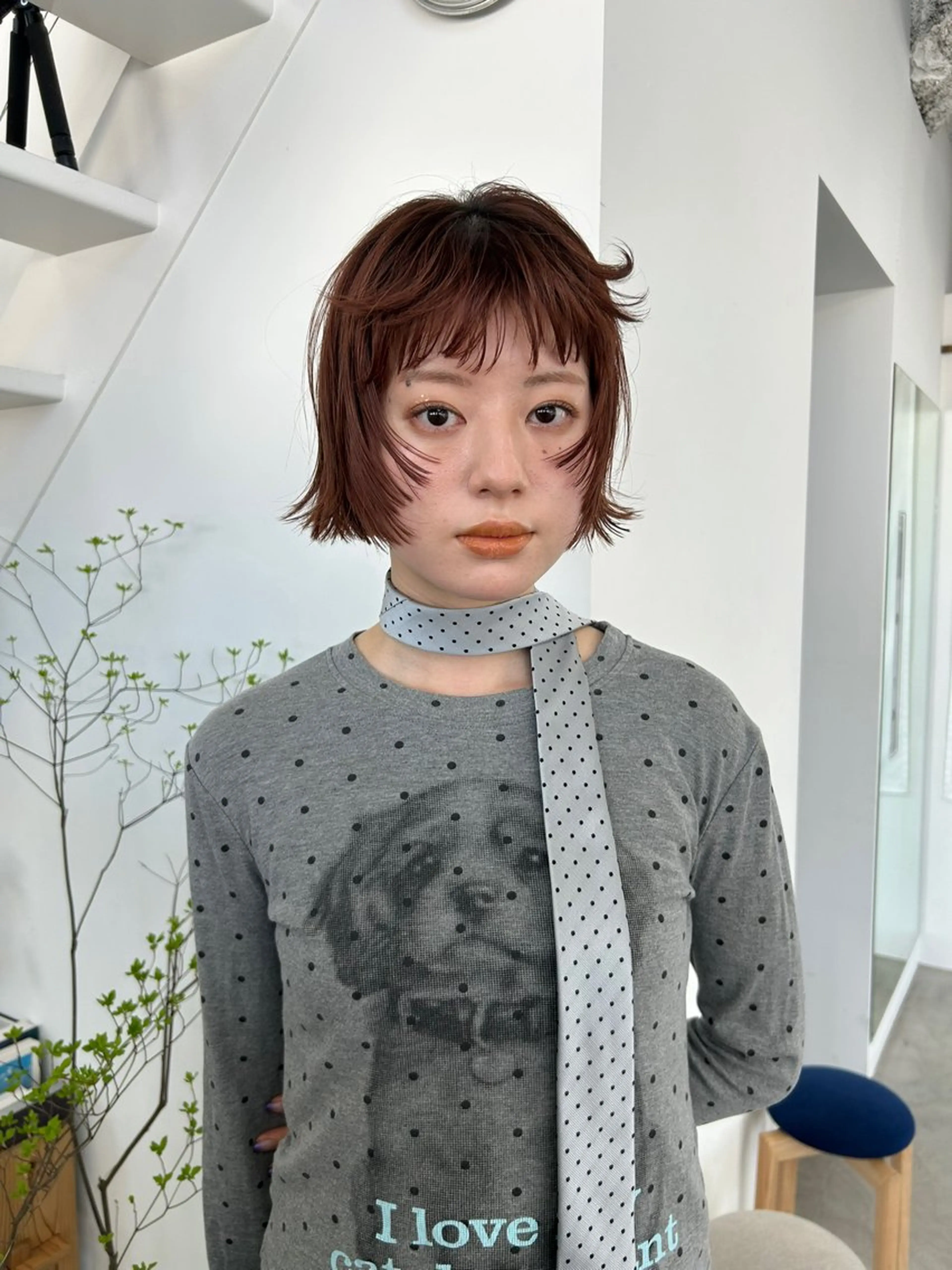 ショート 外ハネヘア 山下颯羽 /表参道/外苑前のヘアスタイル