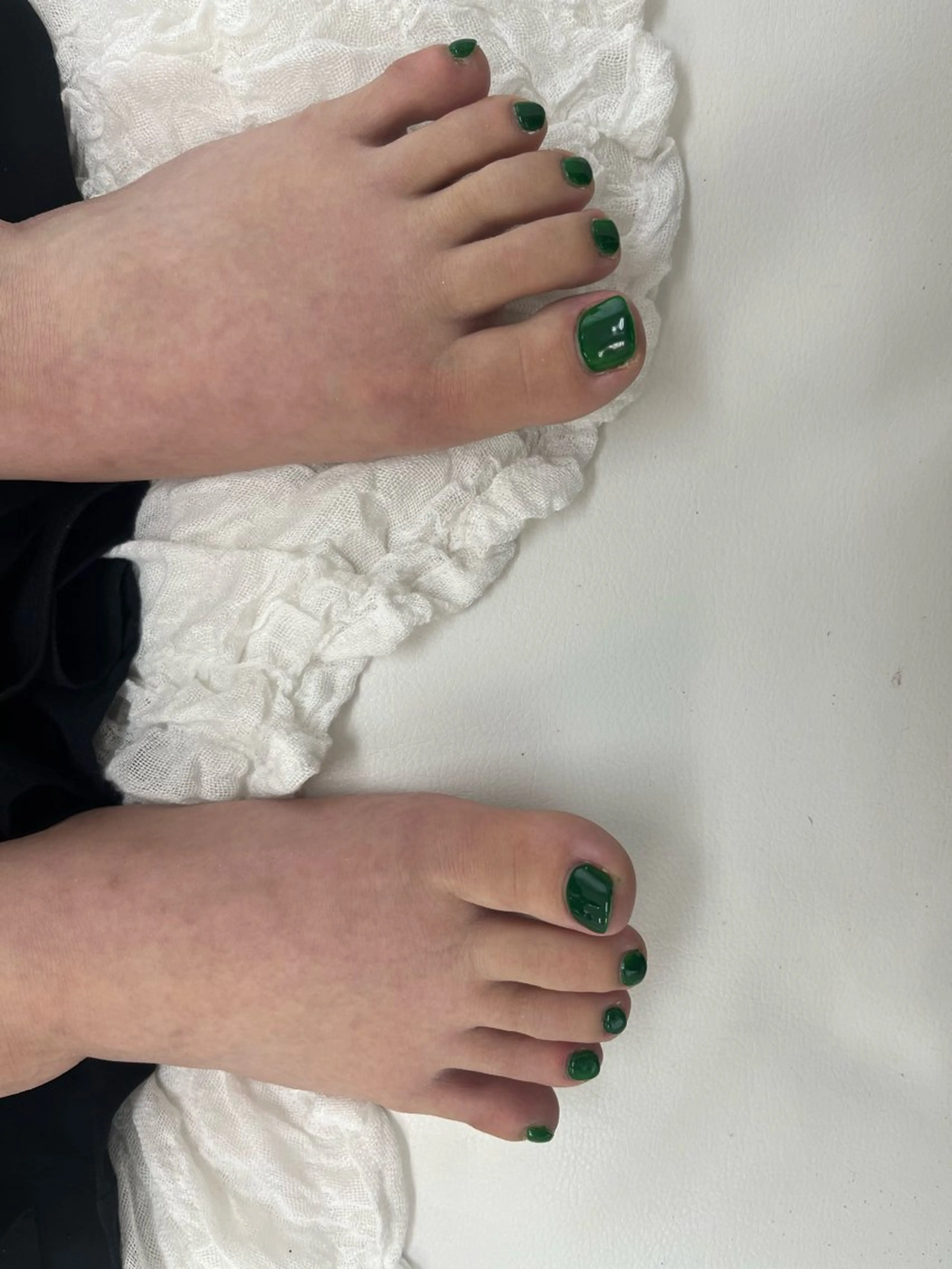 ネイル フットネイル ワンカラーネイル ジュニアネイリスト♡ 眞咲のネイルデザイン