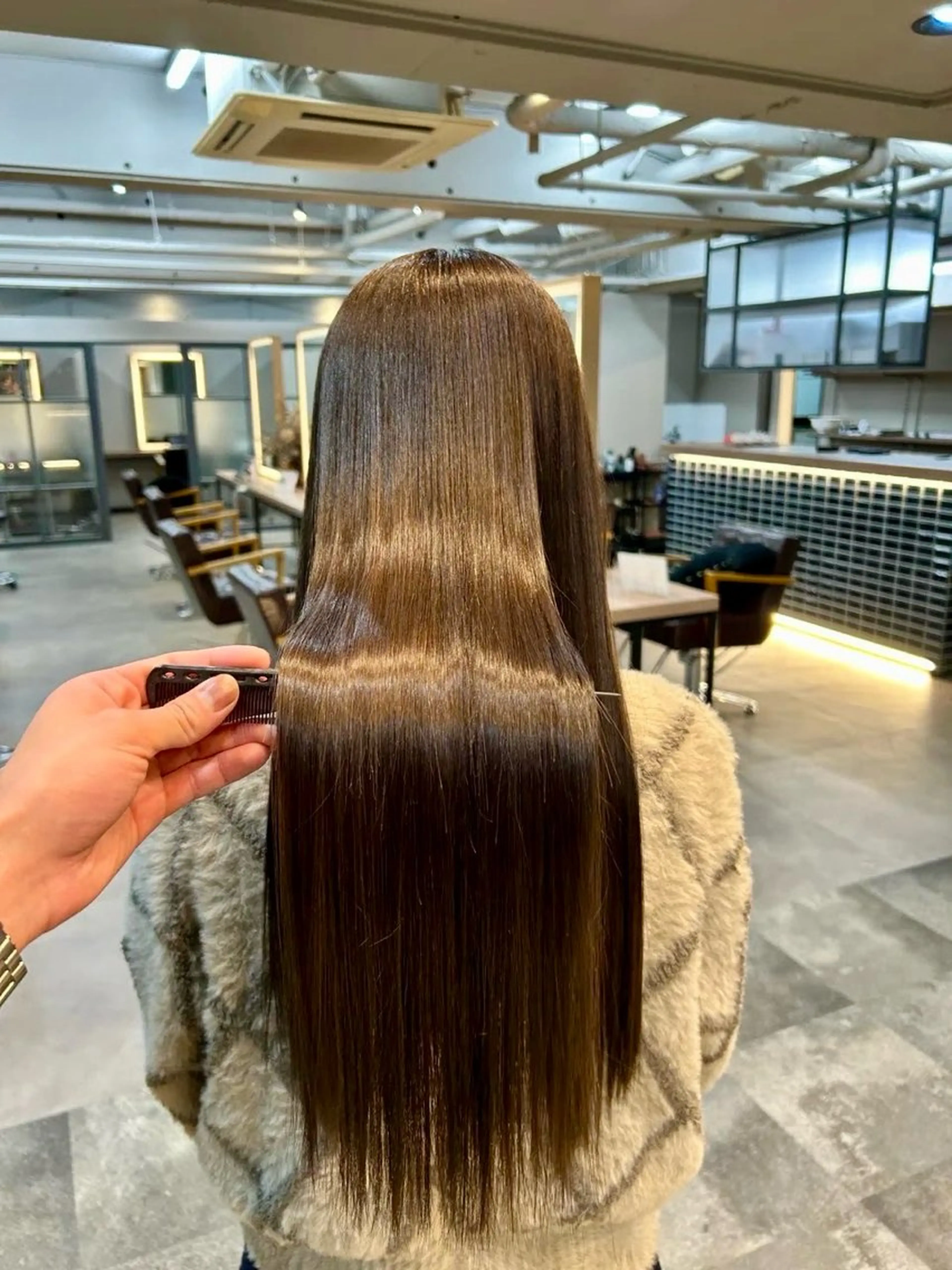 ロング 髪質改善 トリートメント 酸熱トリートメント トリートメント 💎艶髪／美髪特化 世麗💎のヘアスタイル