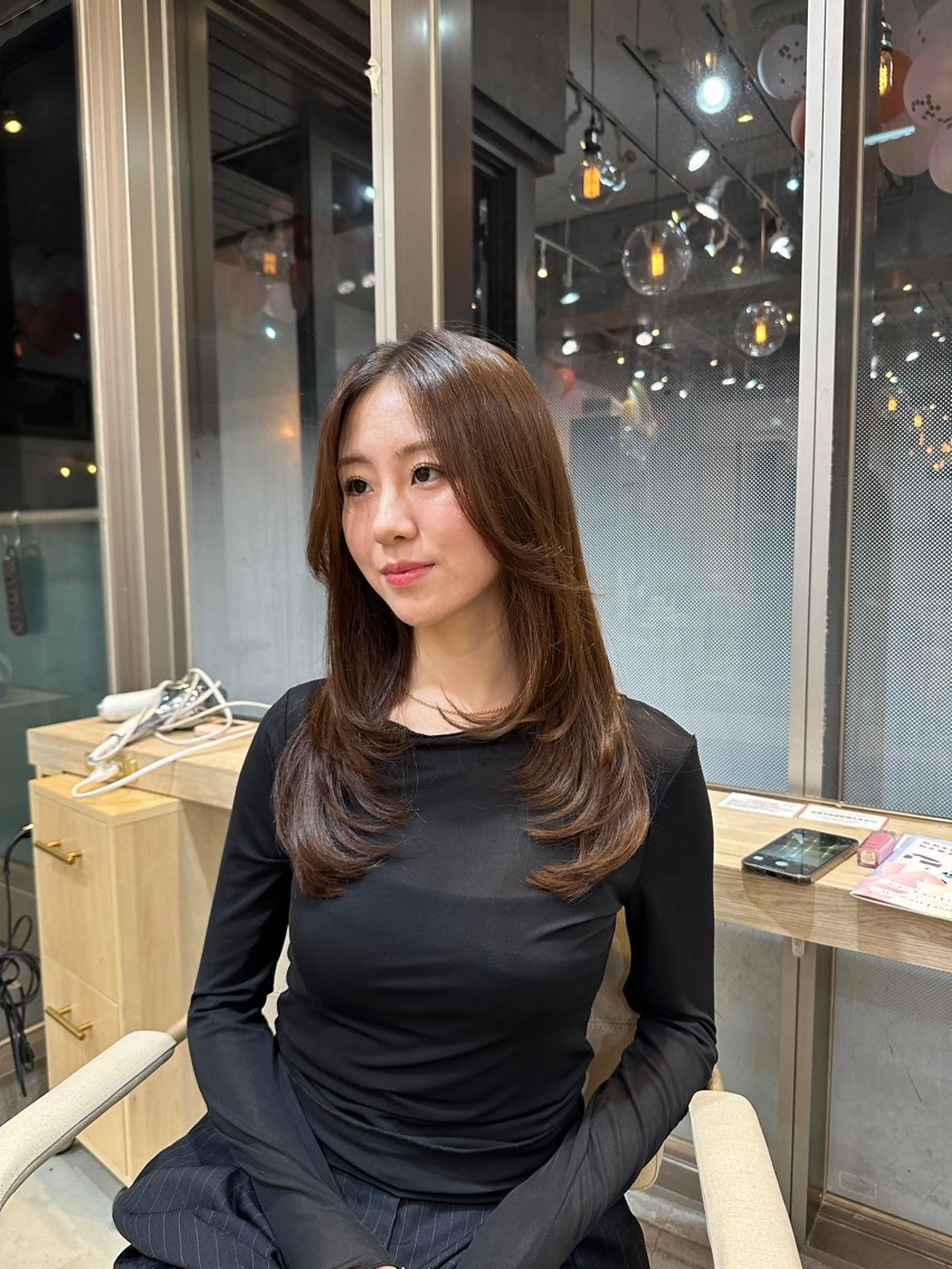 [小顔矯正]カット✂︎+ケアトリートメント✨レディース限定の写真