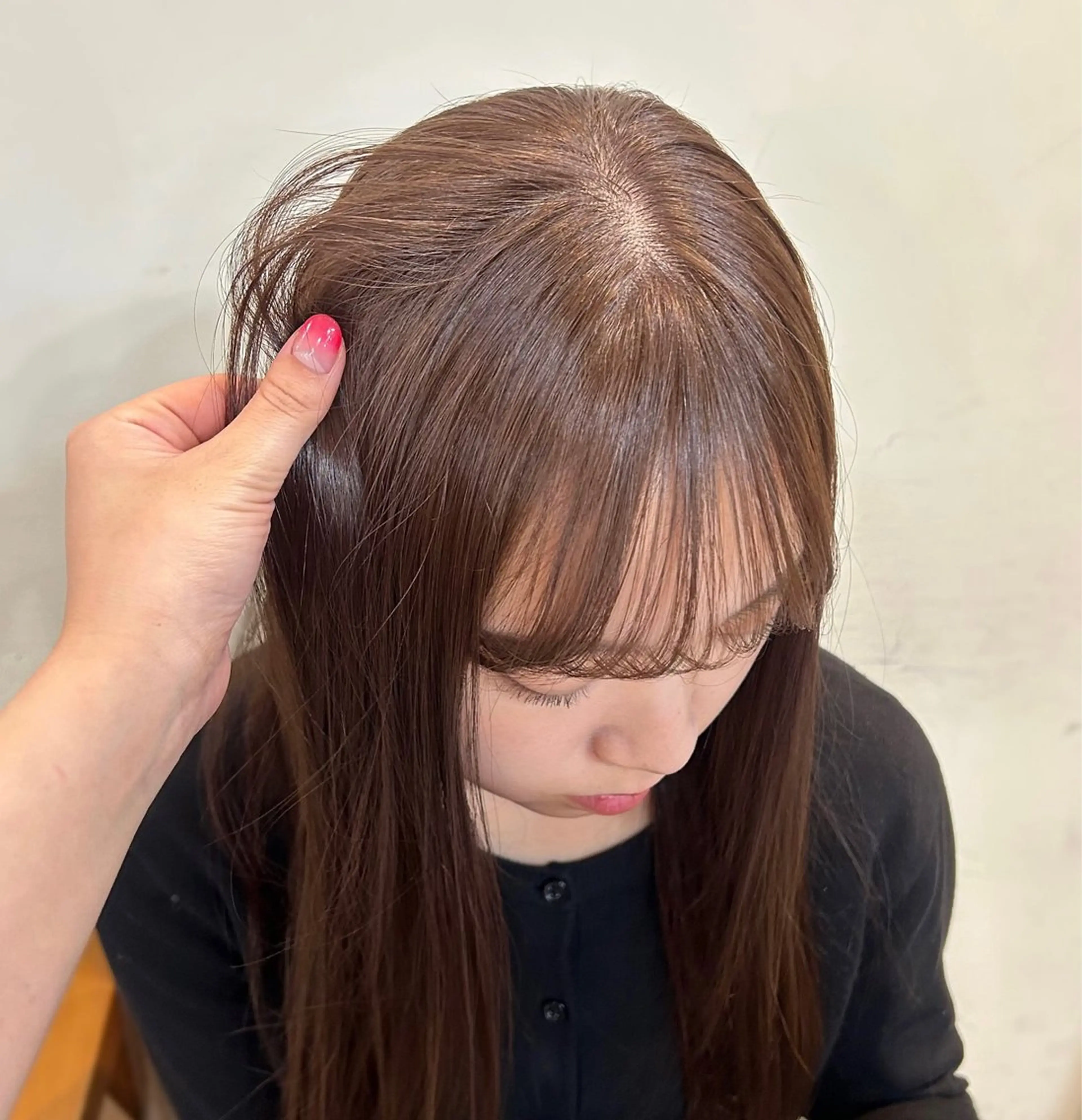 ロング カット トリートメント ベージュ/透明感/ レイヤー/あやか💕のヘアスタイル