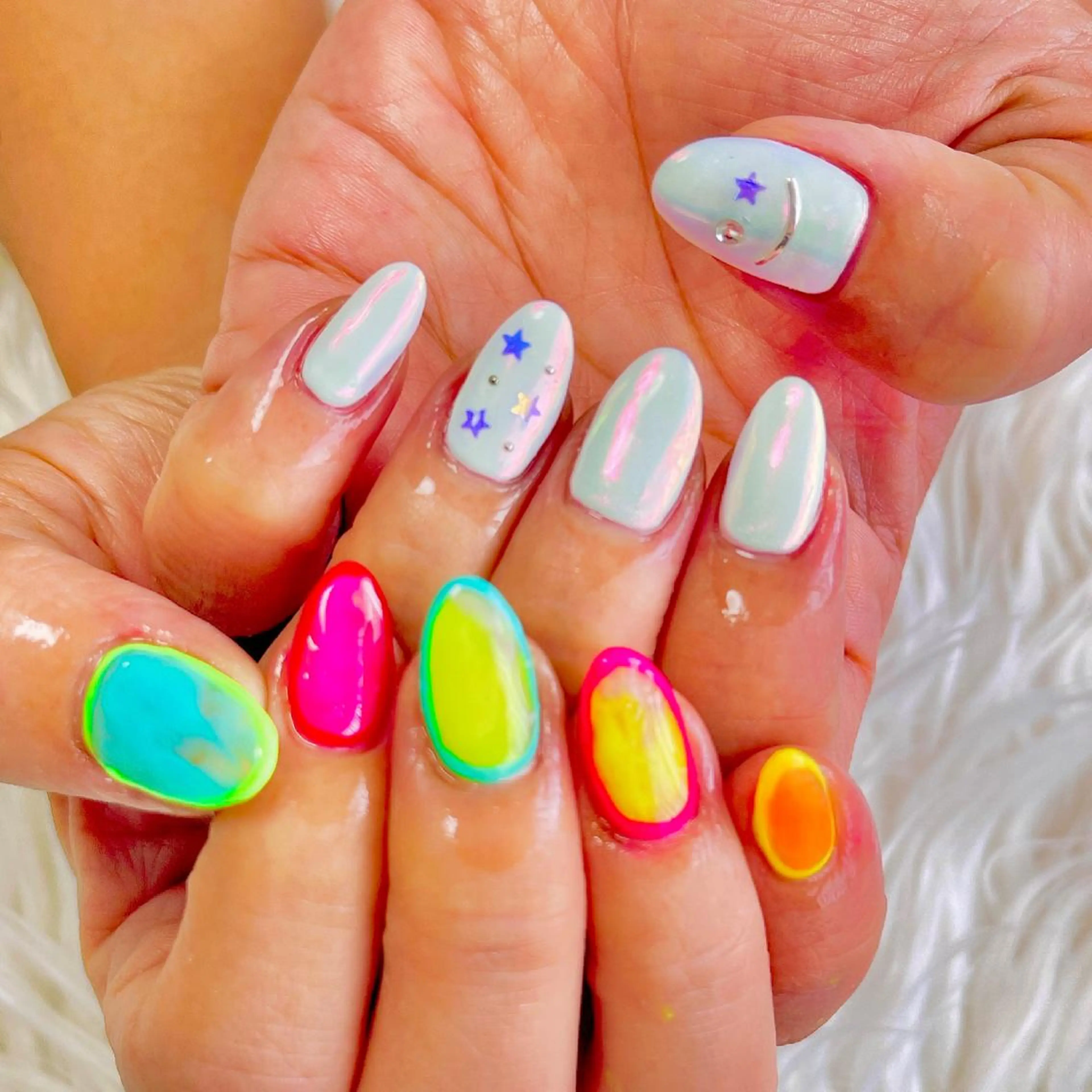 セミロング 松田 由真のネイルデザイン