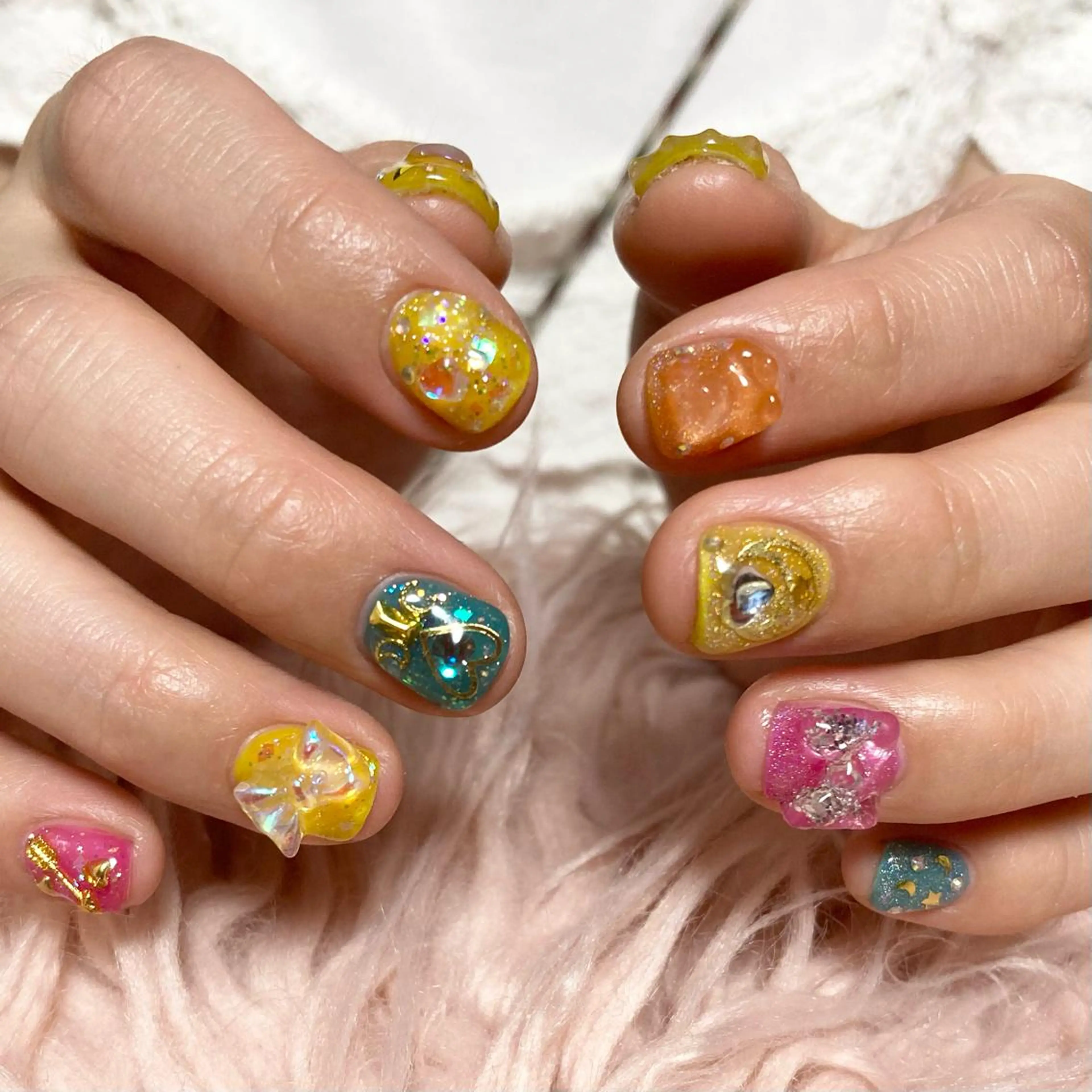ネイル キラキラネイル Candy timeのネイルデザイン