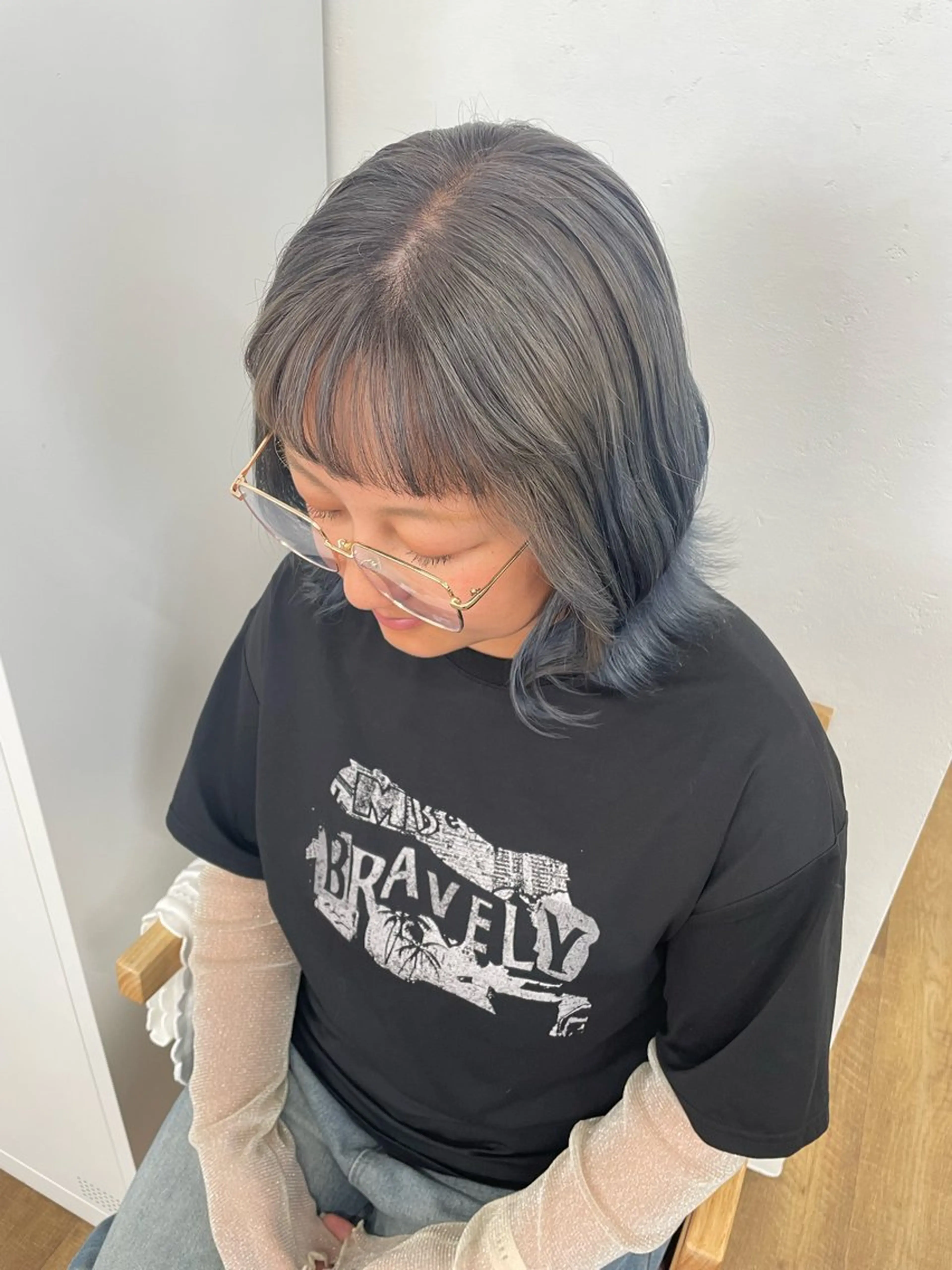 ミディアム カラー miyu /大阪美容室のヘアスタイル