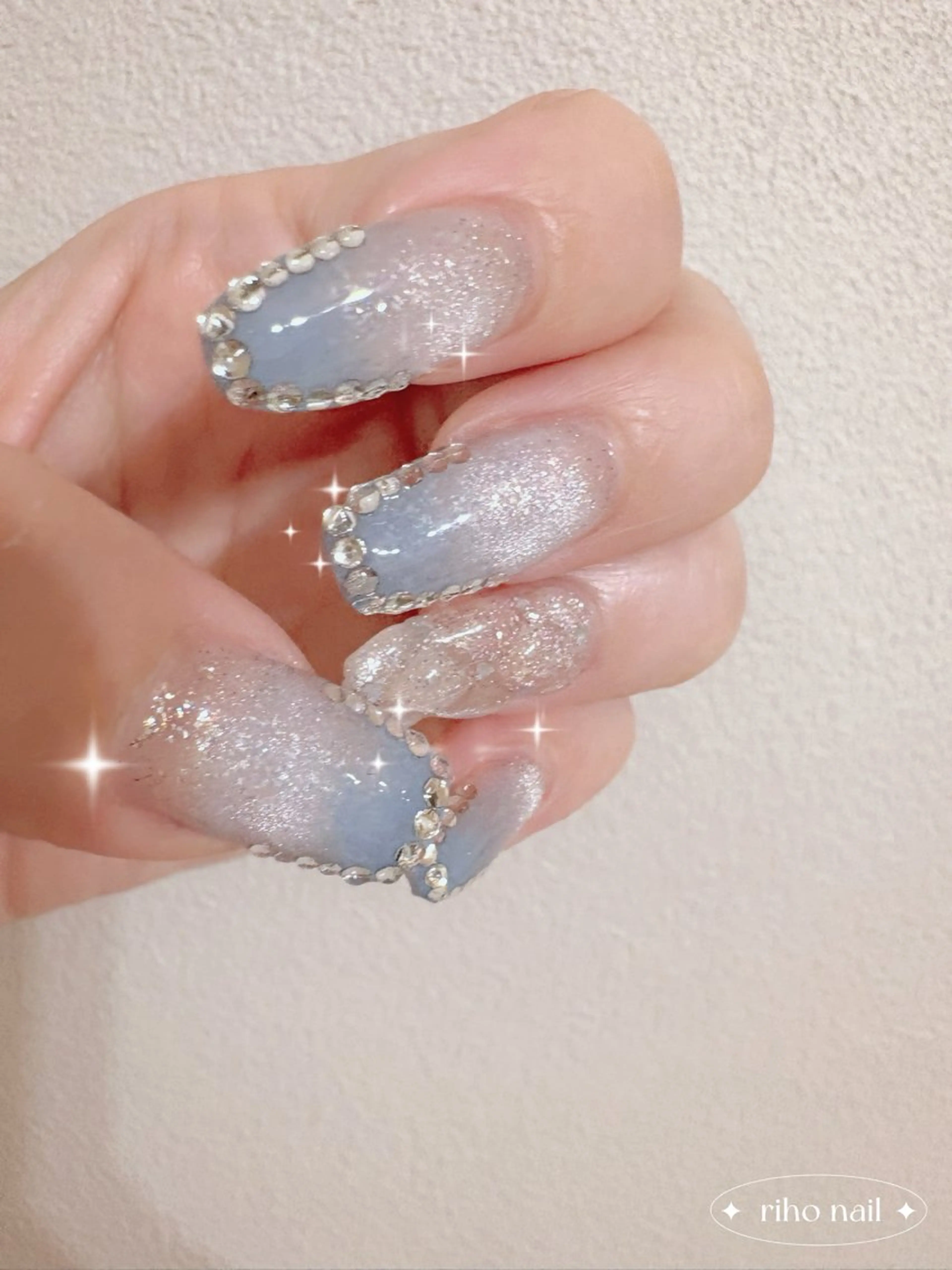 ネイル 艶/マグネット/網紅 /韓国/岩下りほのネイルデザイン