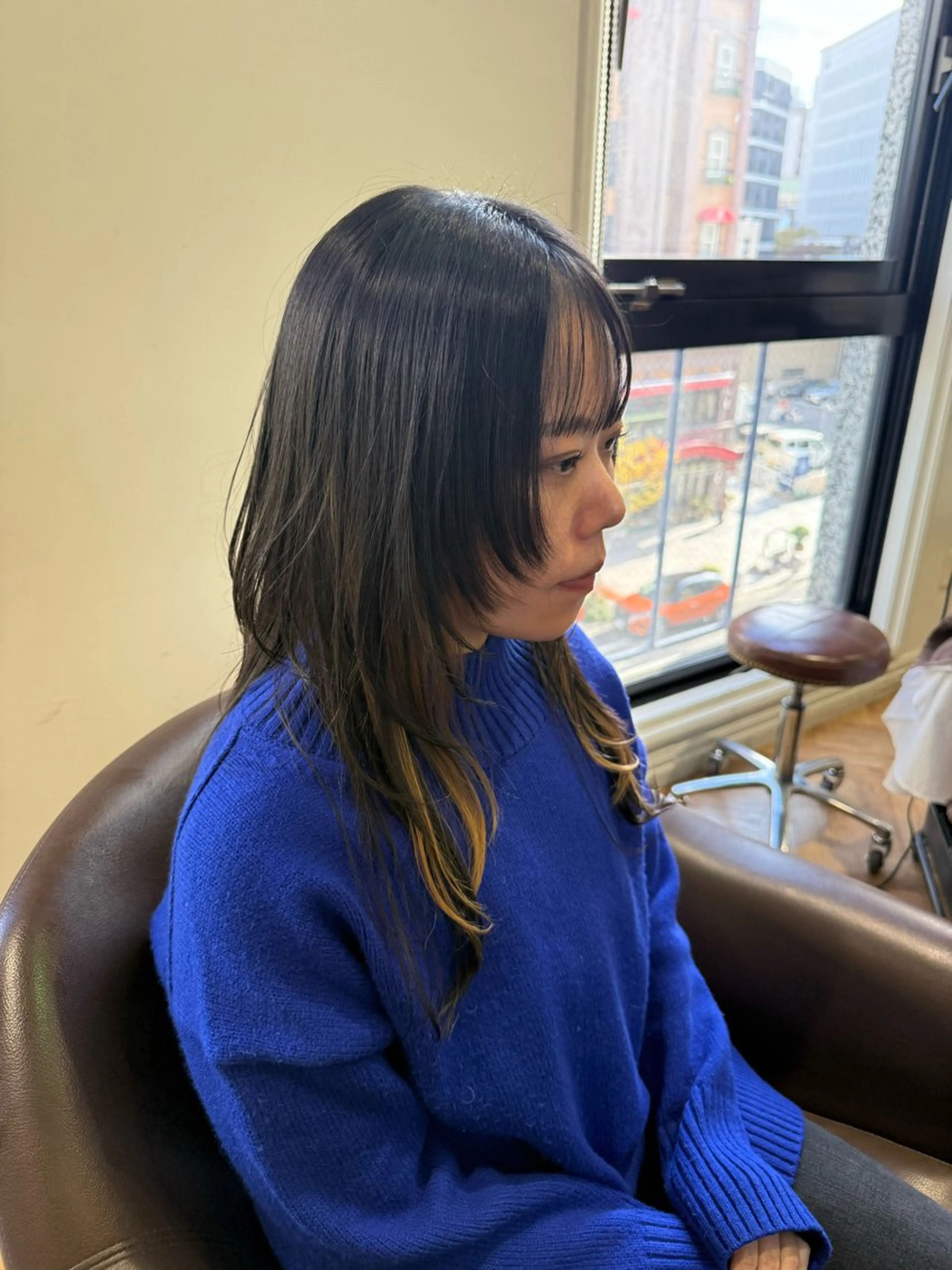 ロング ハイレイヤー レイヤーカット ウルフカット ウルフレイヤー 溝口 槙里也のヘアスタイル