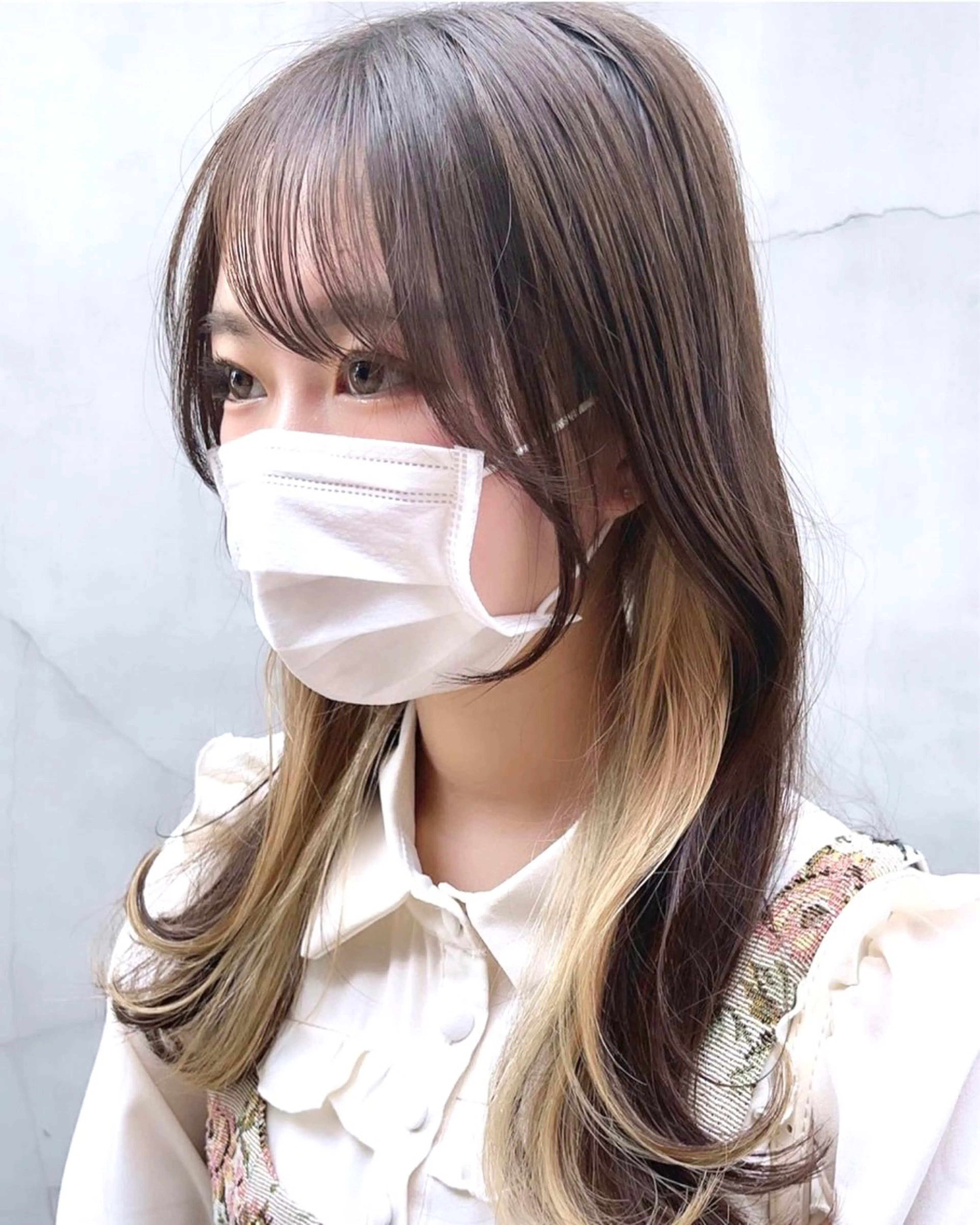 ロング カラー ヘアアレンジ カット ヘアセット DX SHARE SALON 原宿店所属・レイヤーカット/ 田中 しょうのヘアスタイル