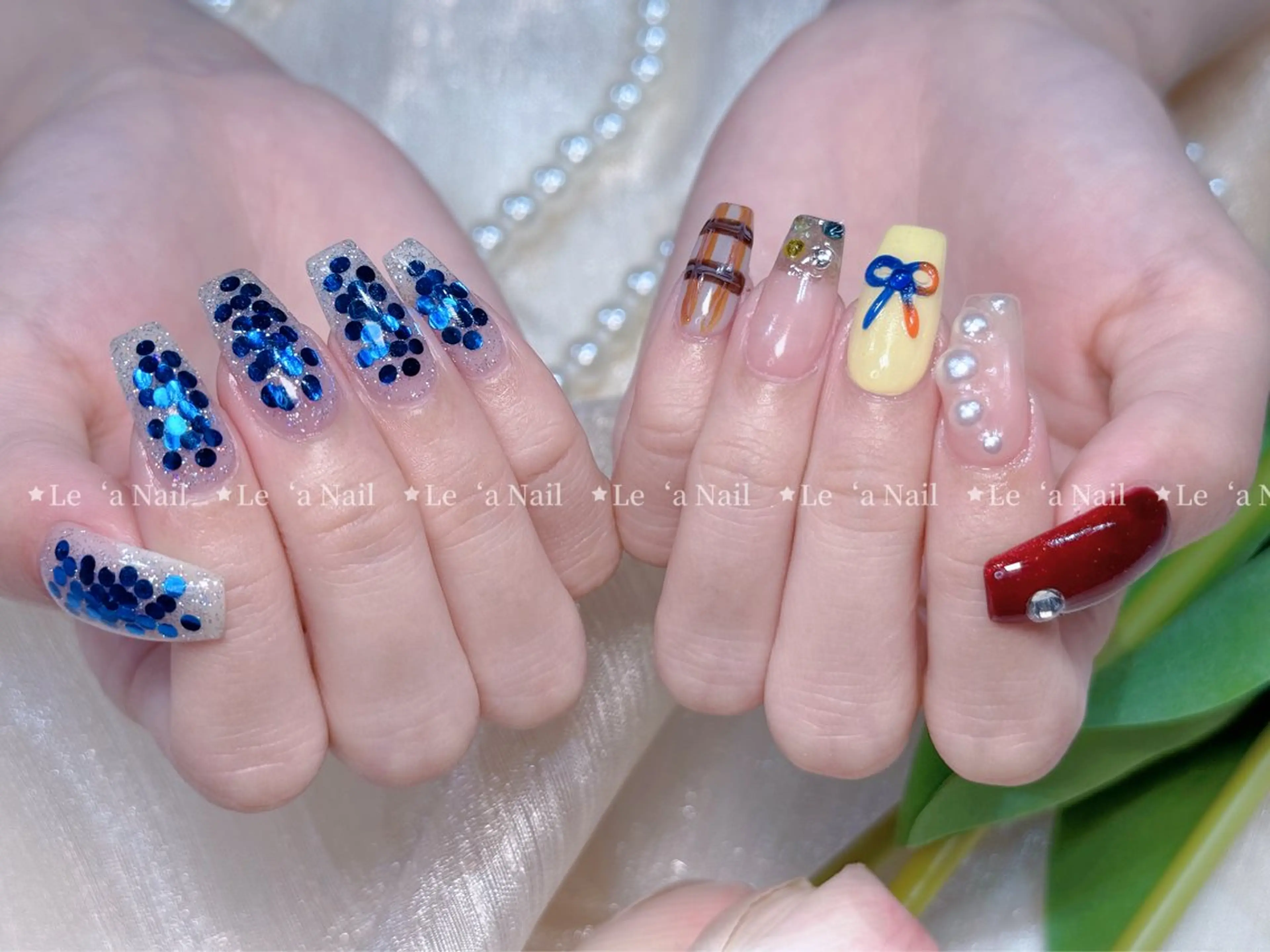 ネイル チークネイル フラッシュネイル フットネイル フレンチネイル ジェルネイル ハンドネイル ハンドケア Luxe Nail Salonのネイルデザイン