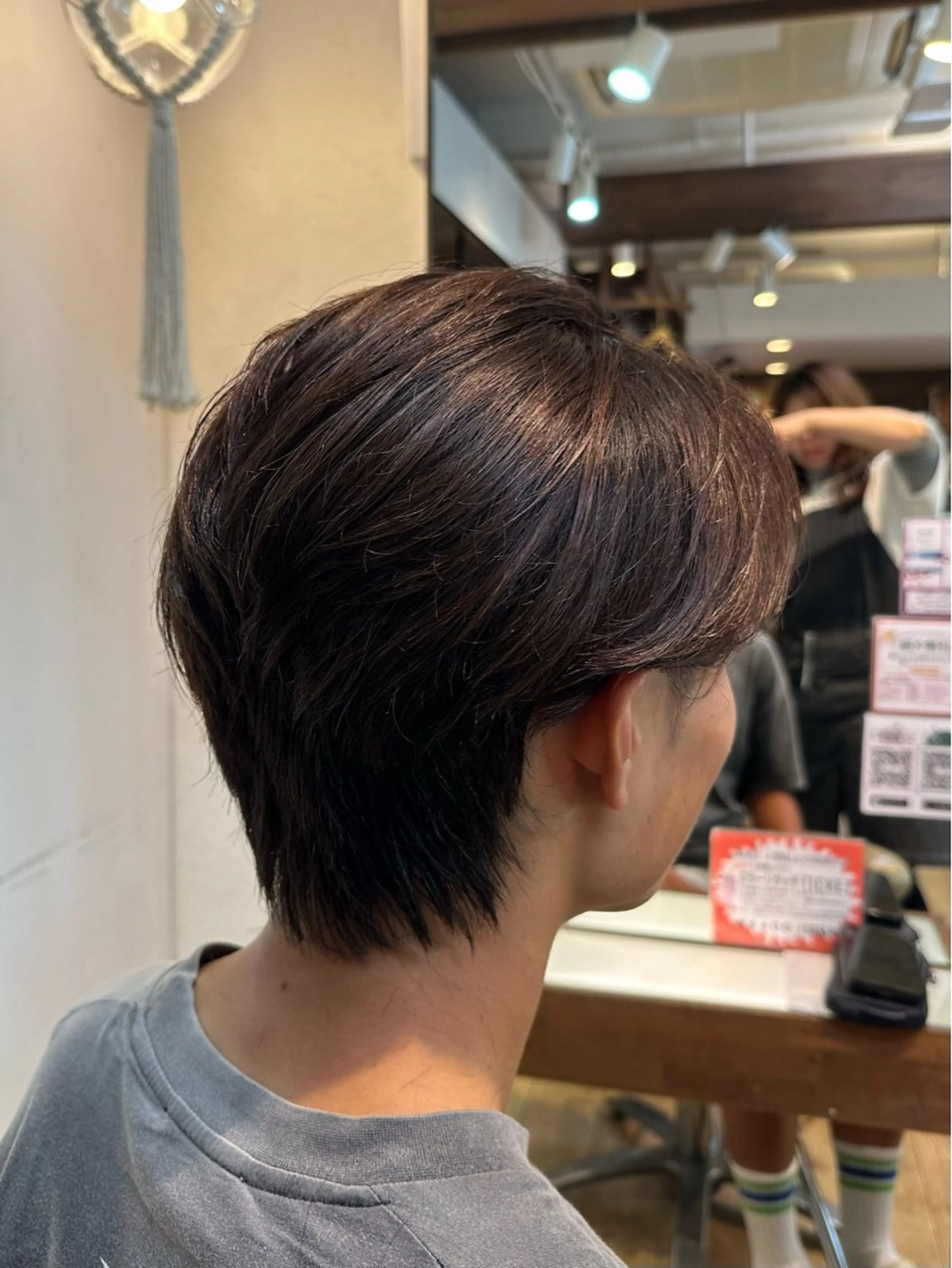 ミディアム カラー メンズ カツヤマ モエのヘアスタイル