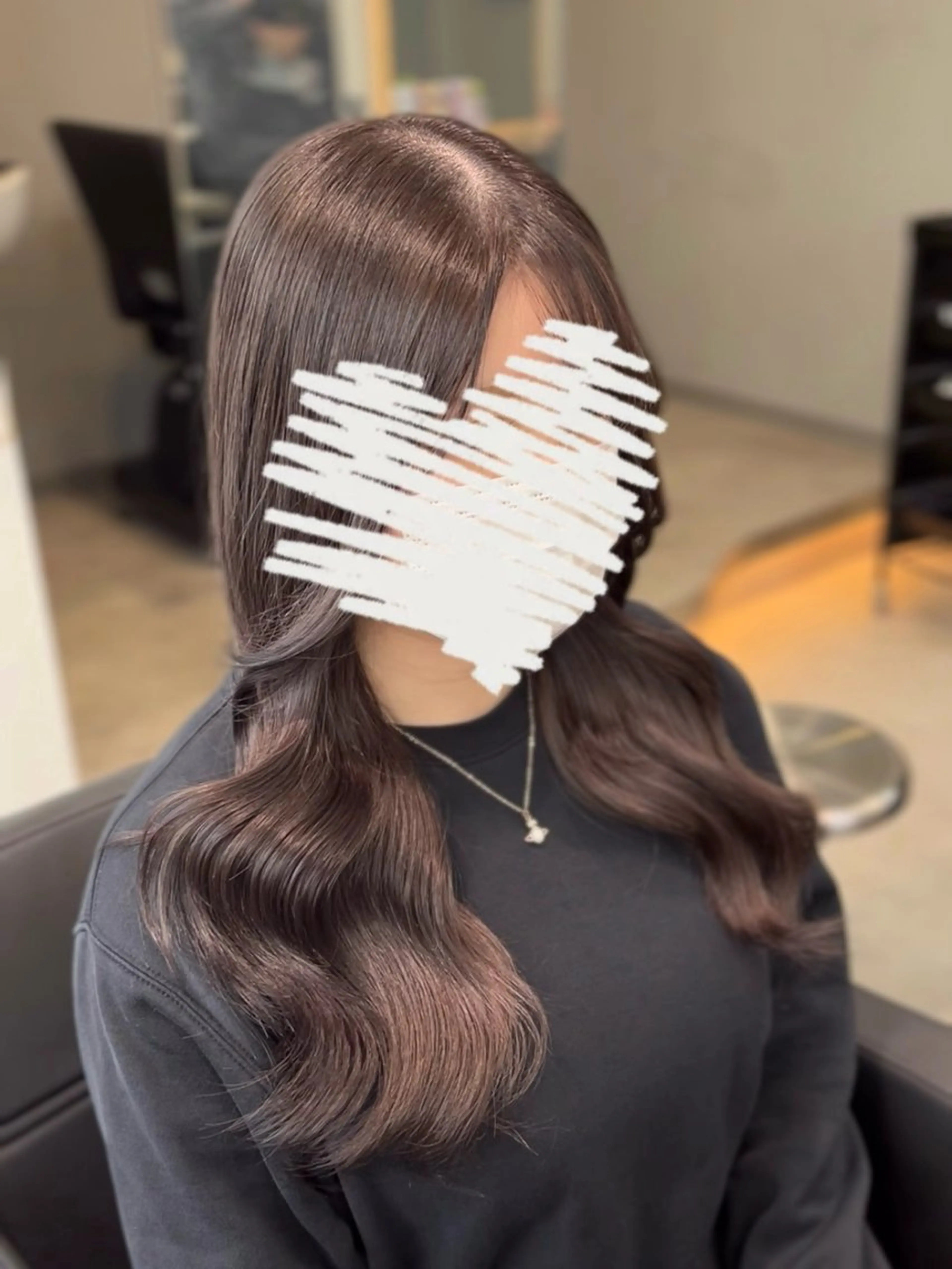 韓国オンニ🇰🇷💕巻きおろしヘアセットの写真