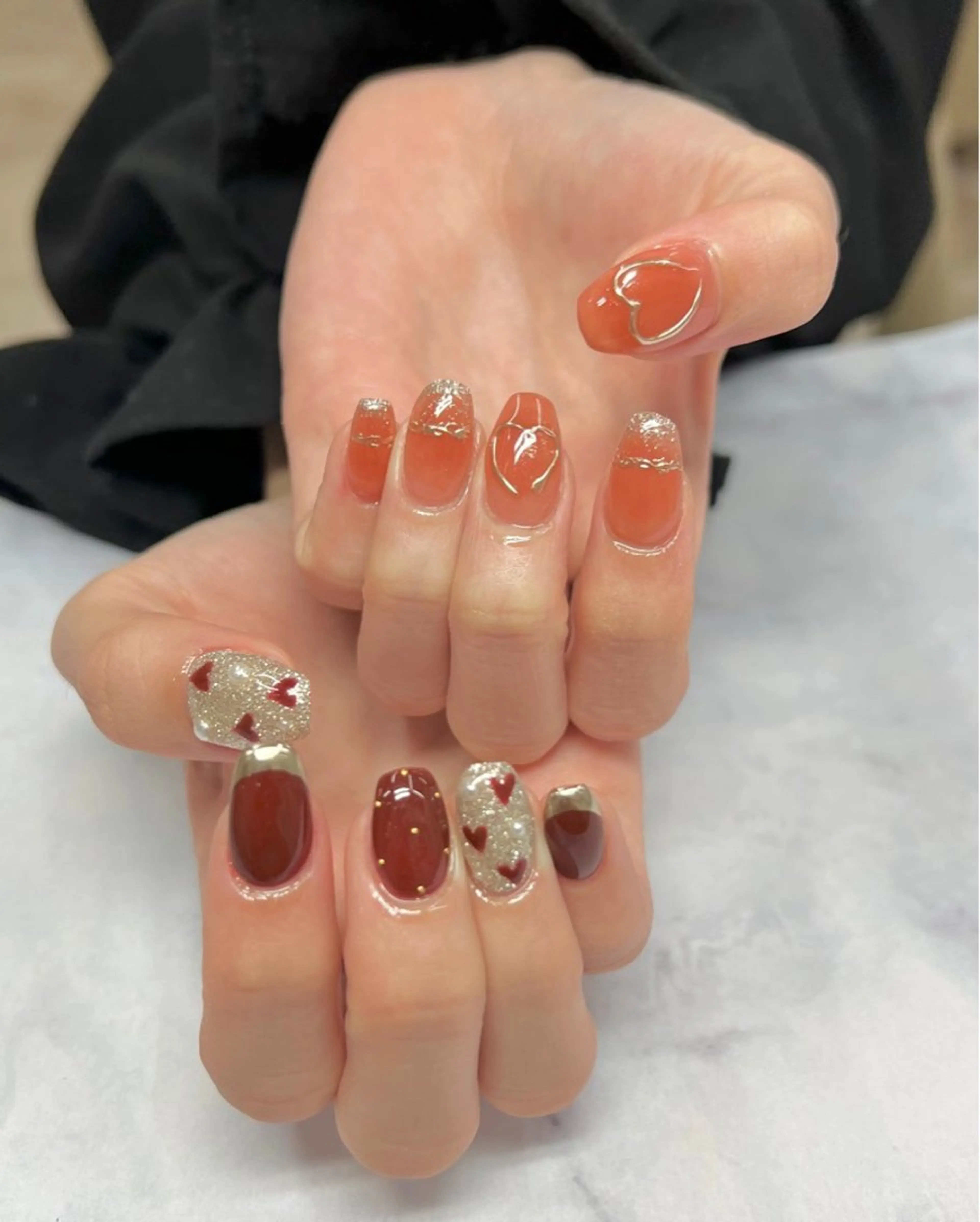 ネイル AISAフィル× ハードモチ最強のネイルデザイン