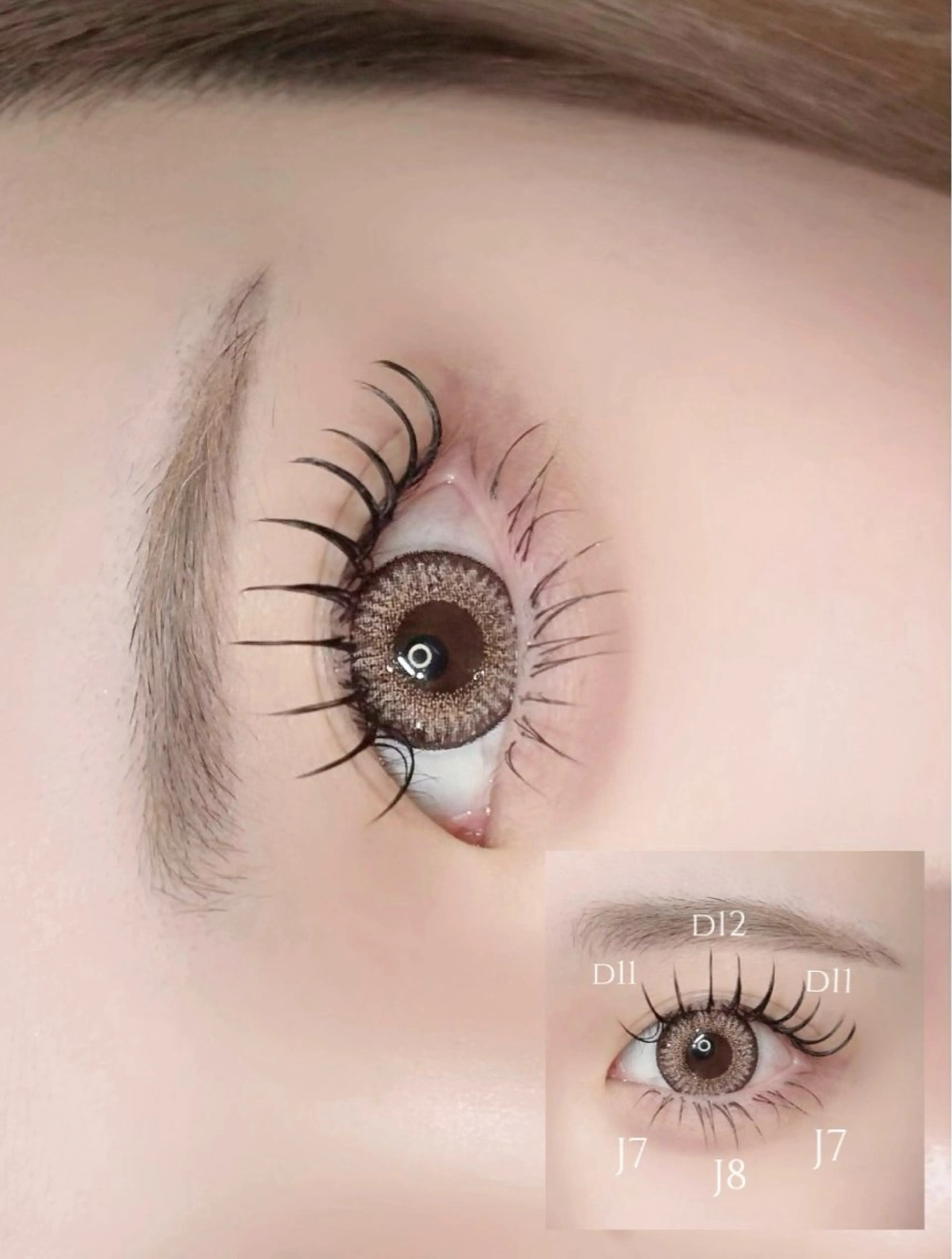 マツエク・マツパ バインドロック 下まつげエクステ マツエク OLIVIA EBISU店長　丹野のマツエク・マツパデザイン