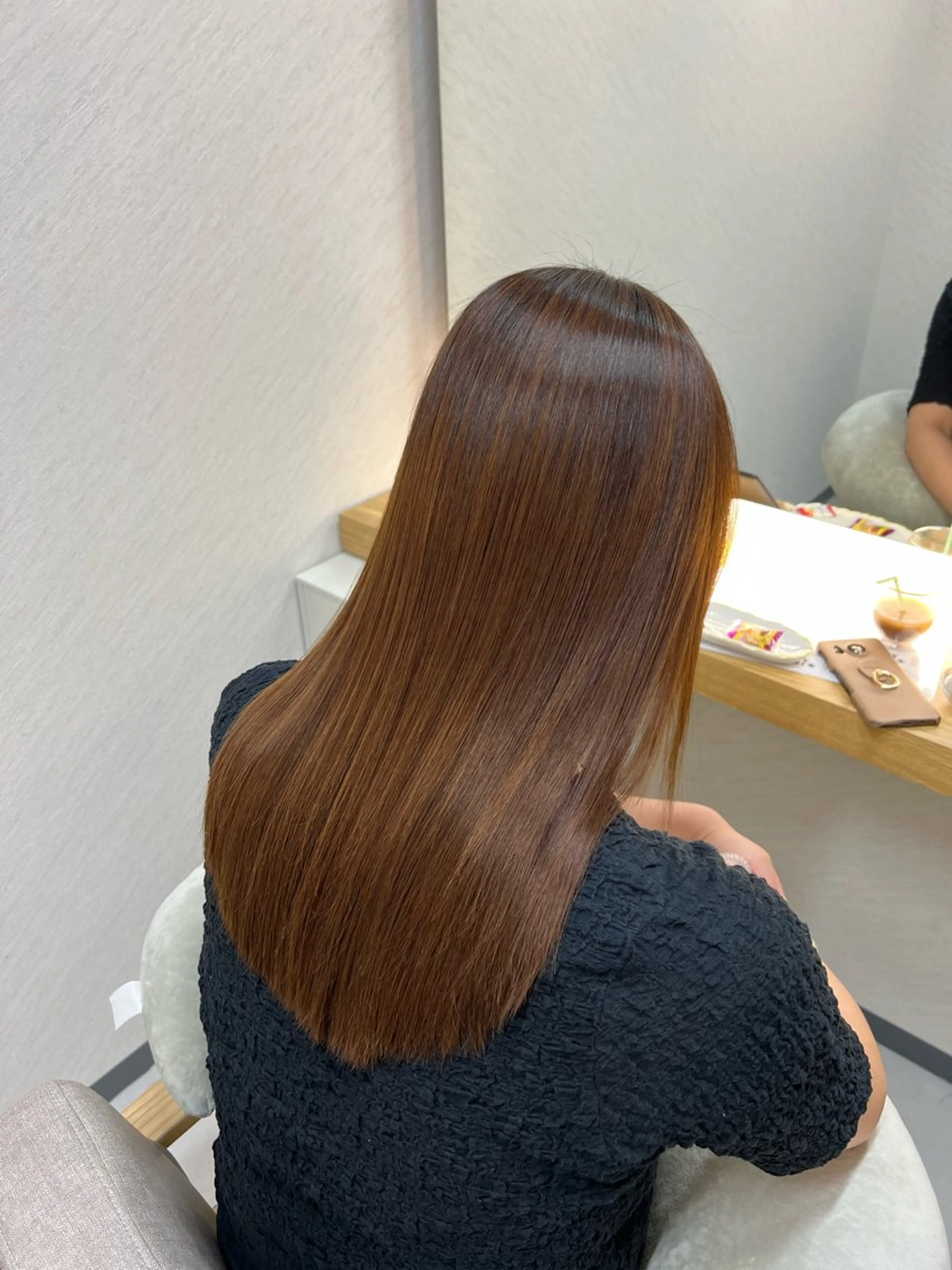 ロング カット 縮毛矯正 トリートメント ECLART 町田 井口聖也のヘアスタイル