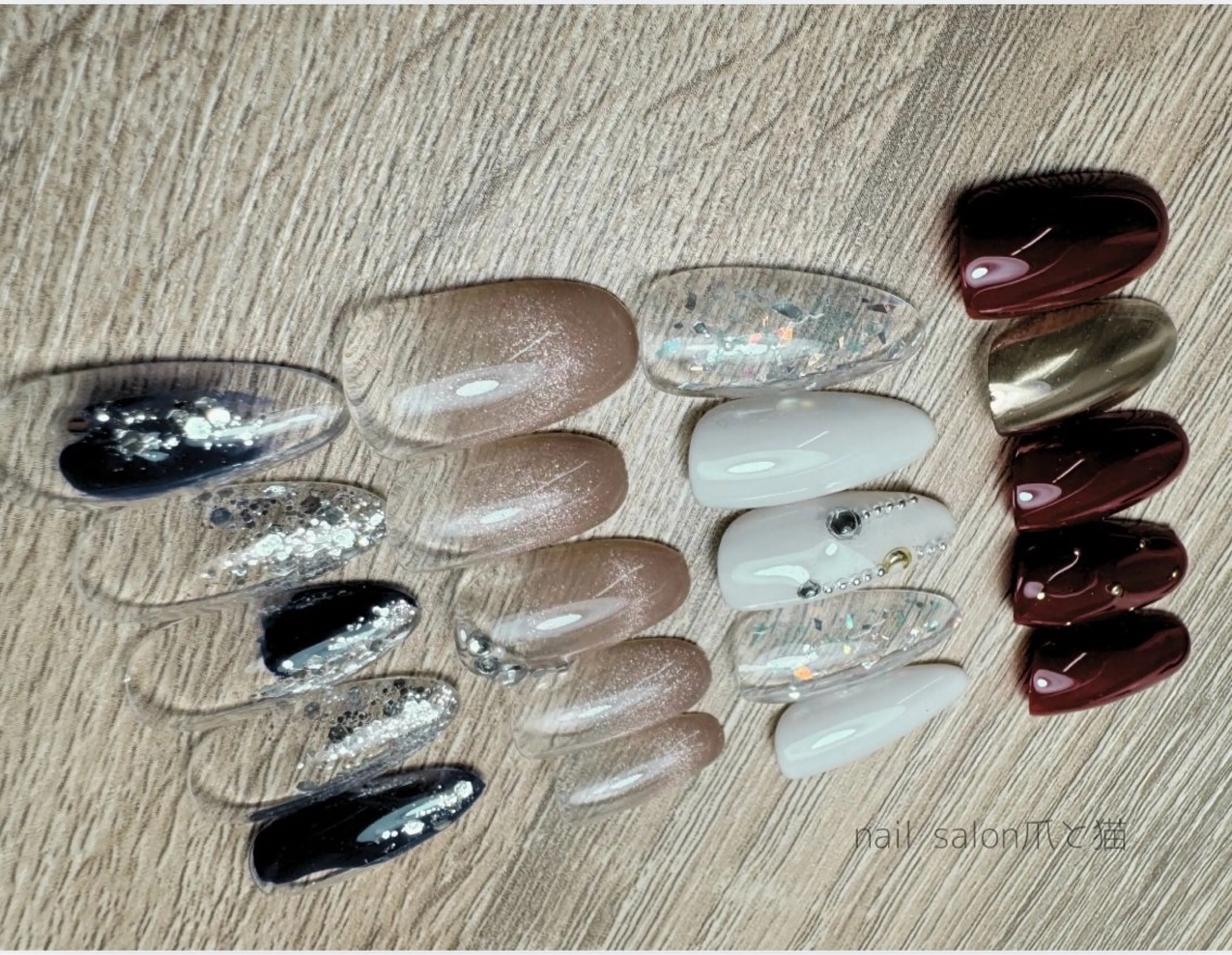 ネイル ハンドネイル パラジェル登録店 爪と猫NANAMIのネイルデザイン