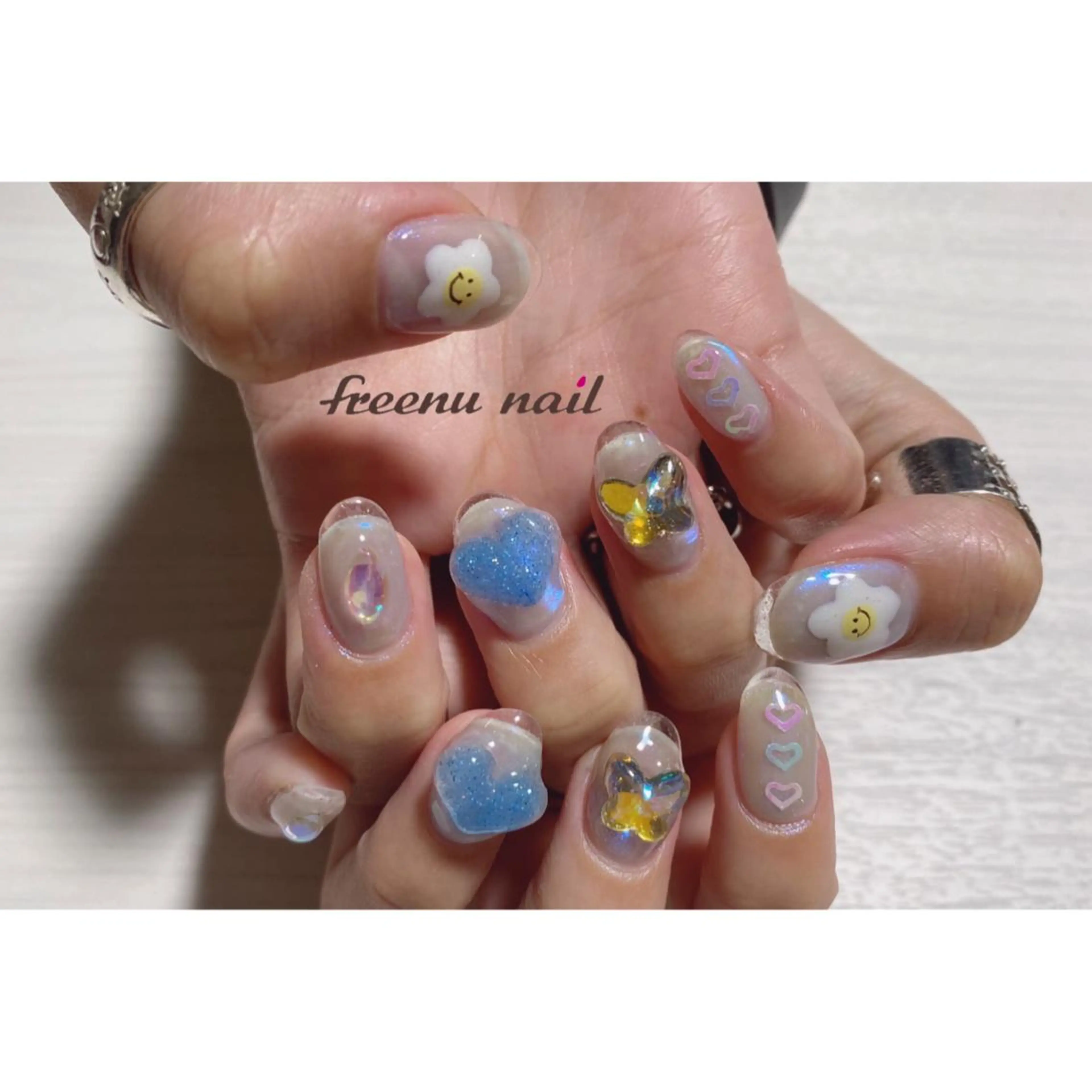 ネイル クリアネイル フレンチネイル freenu nail【24H】のネイルデザイン