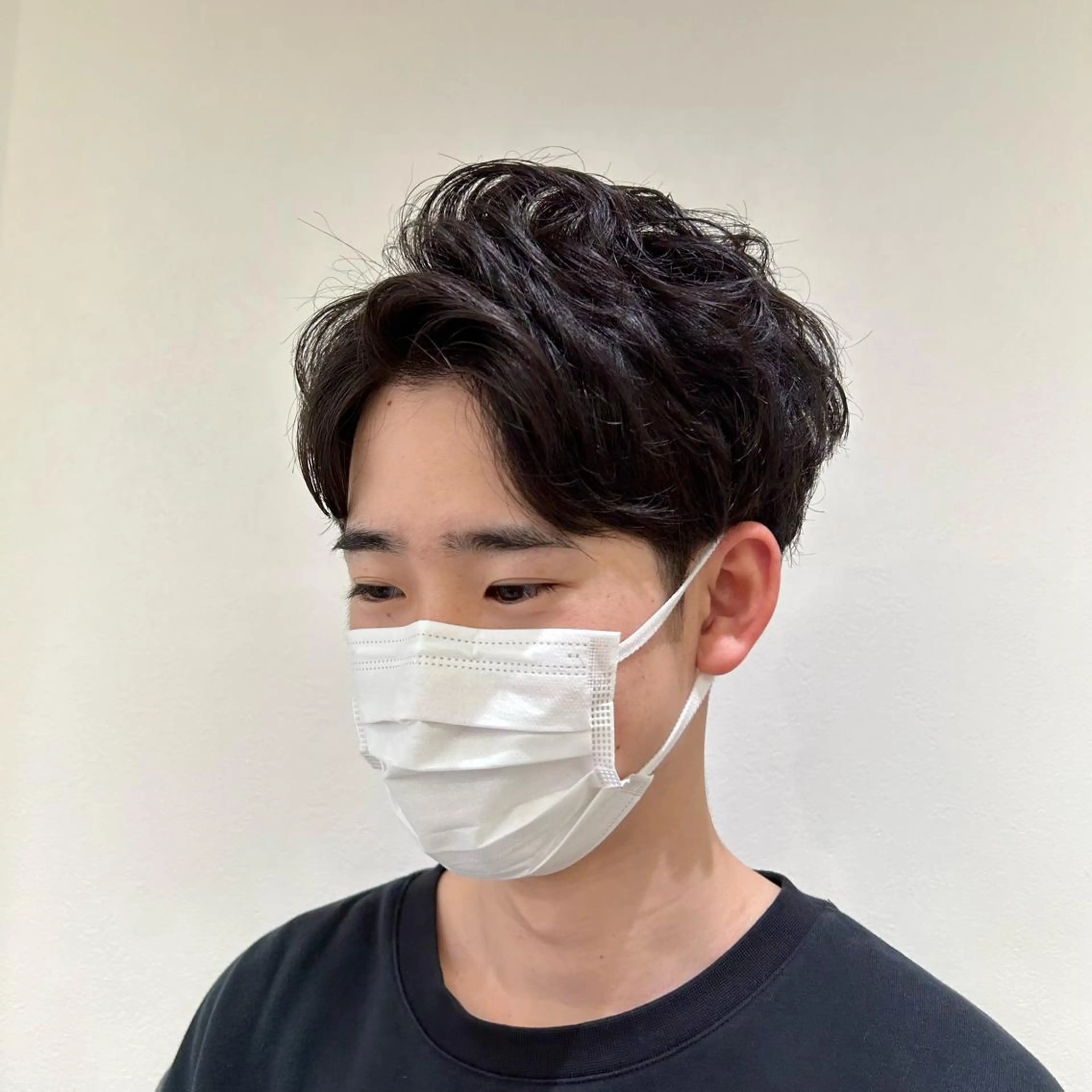 メンズ 韓国メンズ特化 パーマSatskiのヘアスタイル