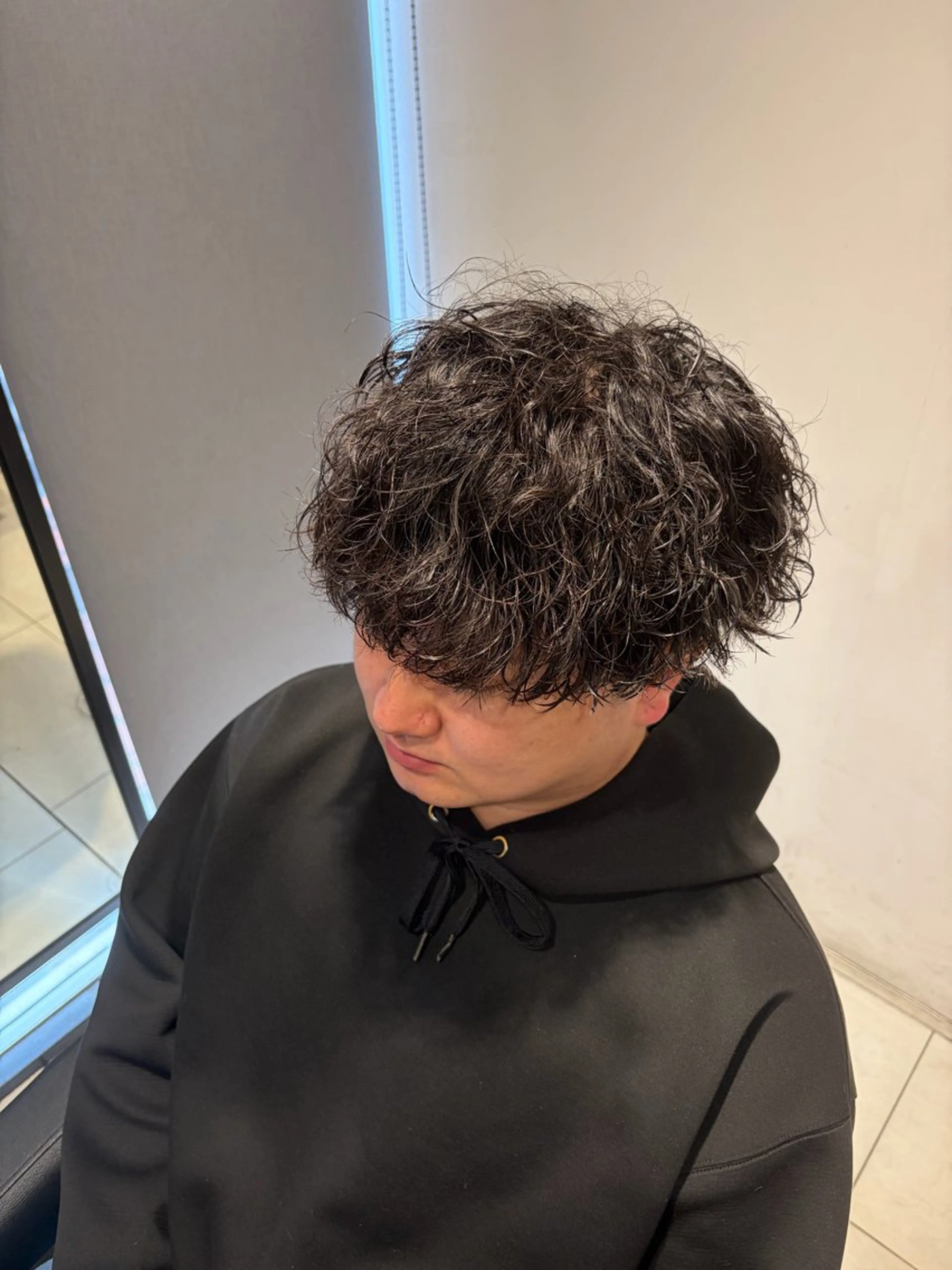 パーマ メンズ 波巻きパーマ 関内/メンズパーマ/ 男性専門/菊池蒼大のヘアスタイル