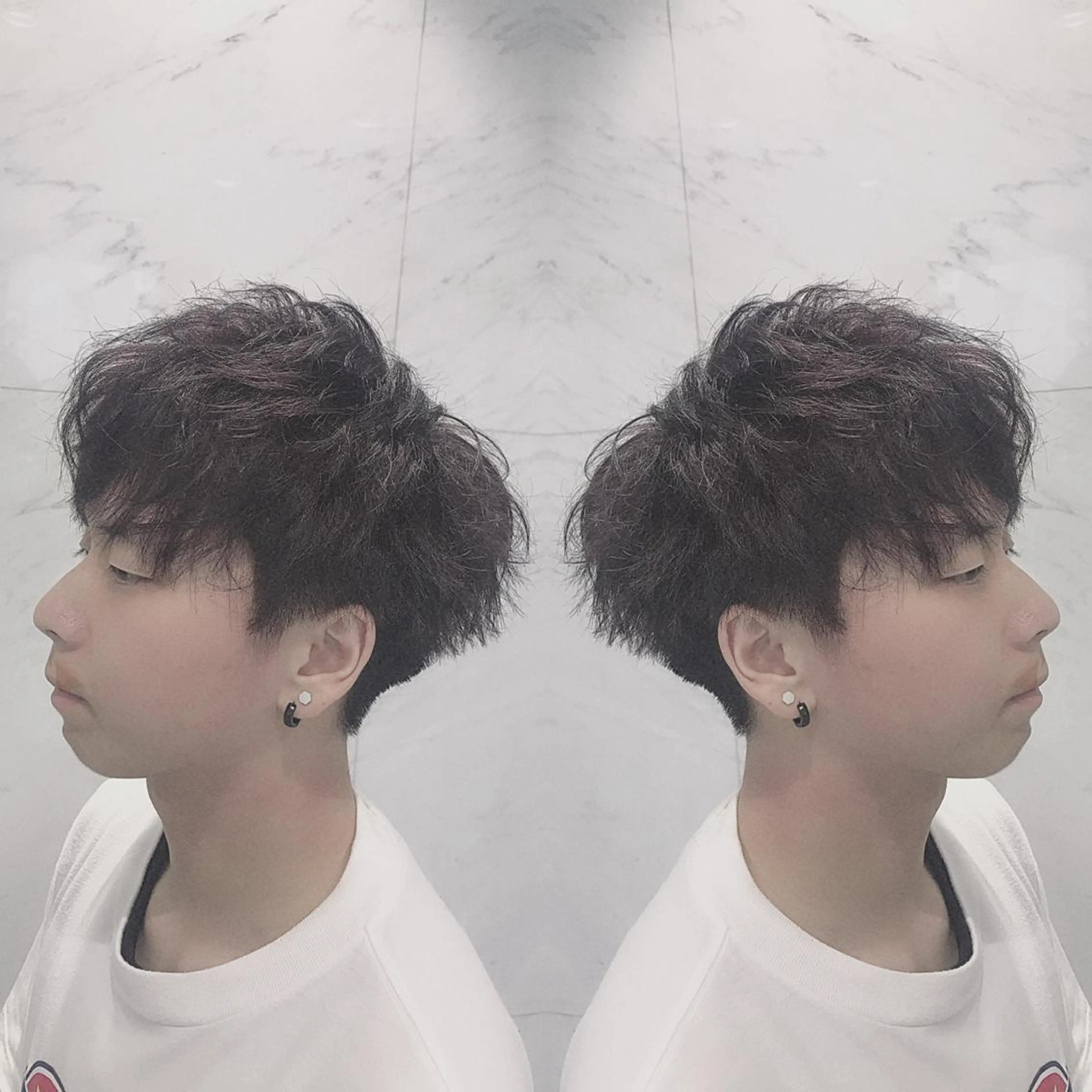 ショート カラー メンズ カット ヘアカラー 重政 和樹のヘアスタイル