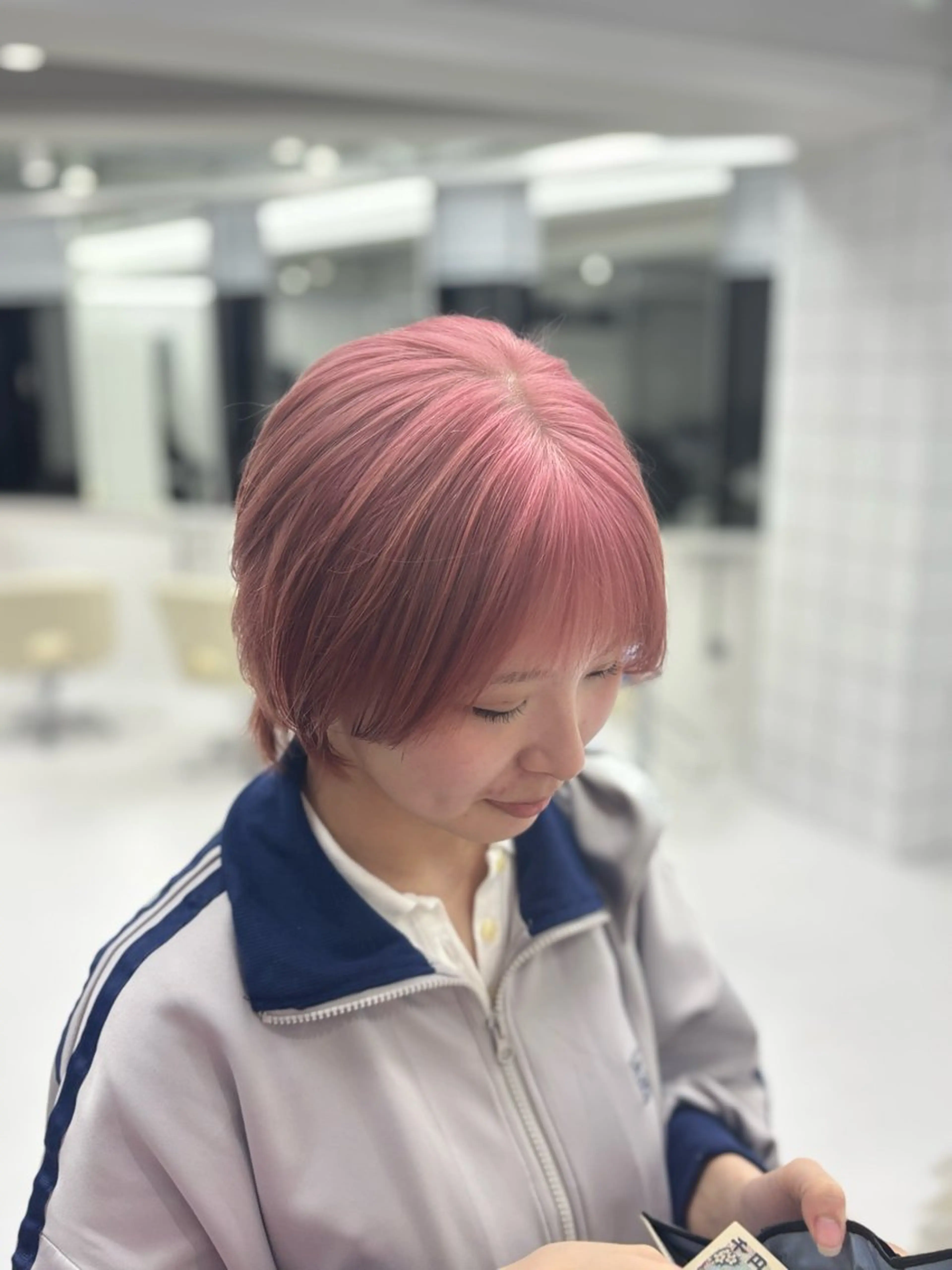 ショート ヘアカラー トリートメント パーマ&ブリーチ /飯牟田/GEAR.のヘアスタイル