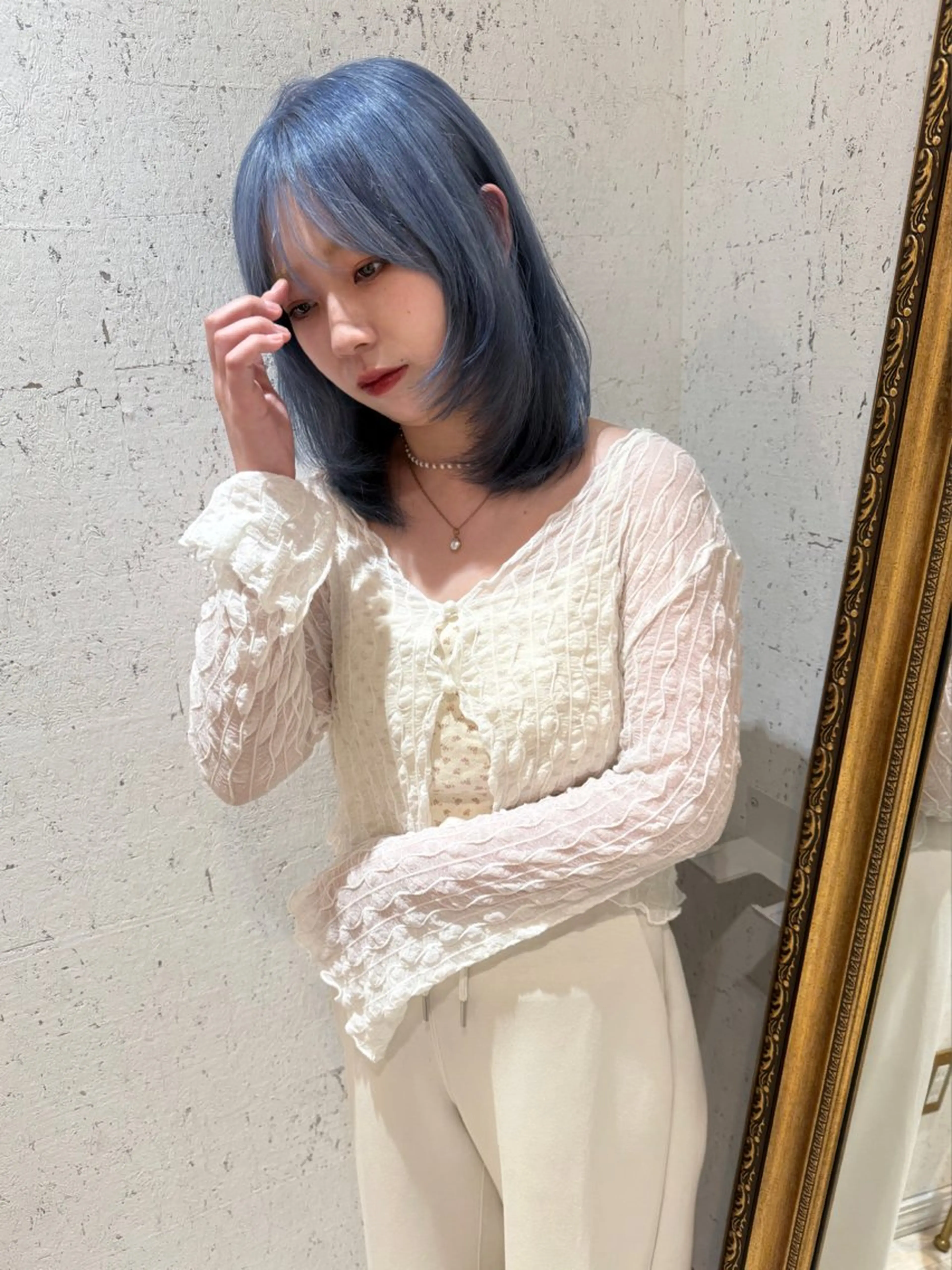 ミディアム カラー カット ヘアカラー トリートメント mai / linoah˚✧のヘアスタイル