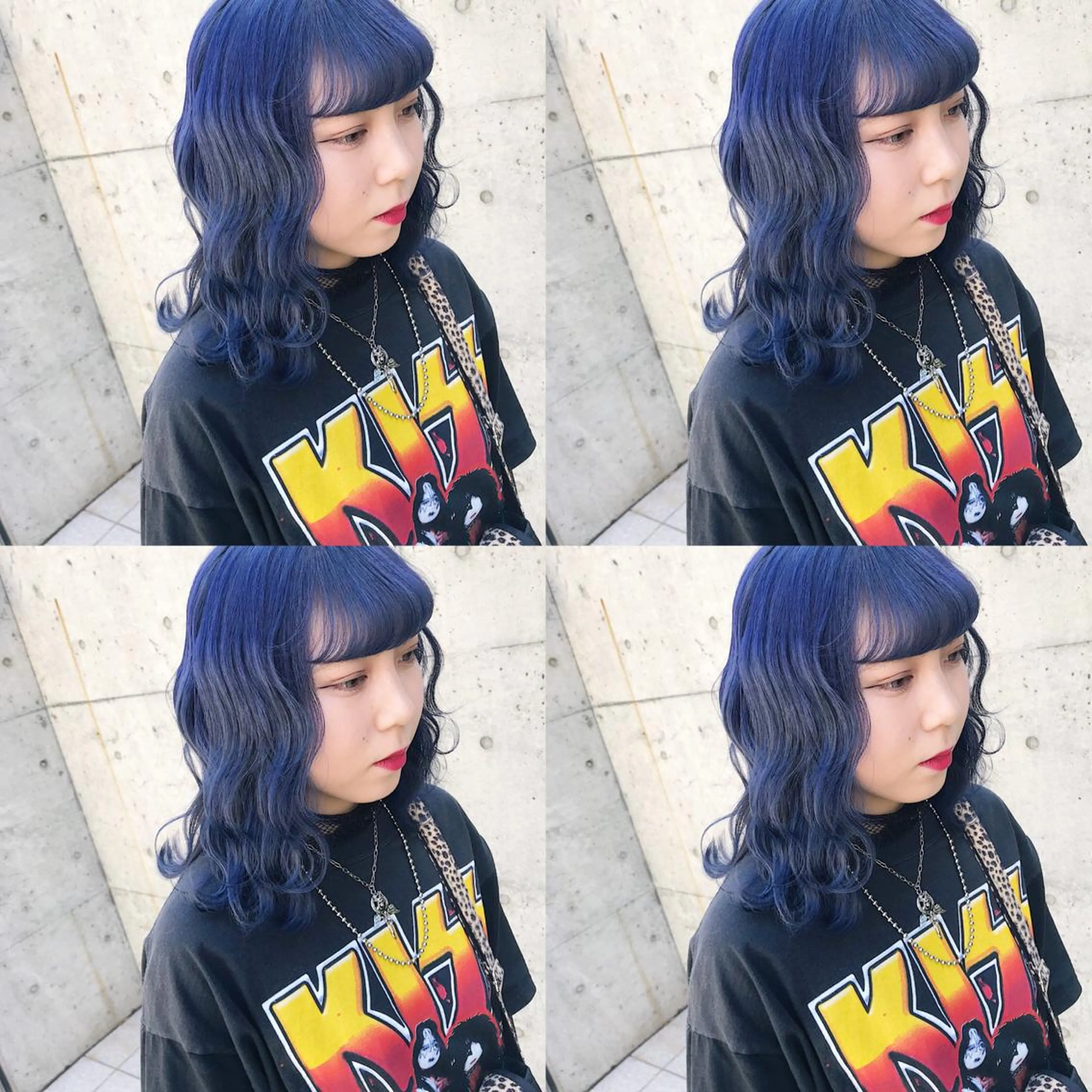 ミディアム カラー ヘアアレンジ カット ヘアカラー トリートメント TAKUMAブリーチ /切りっぱなし🪽のヘアスタイル