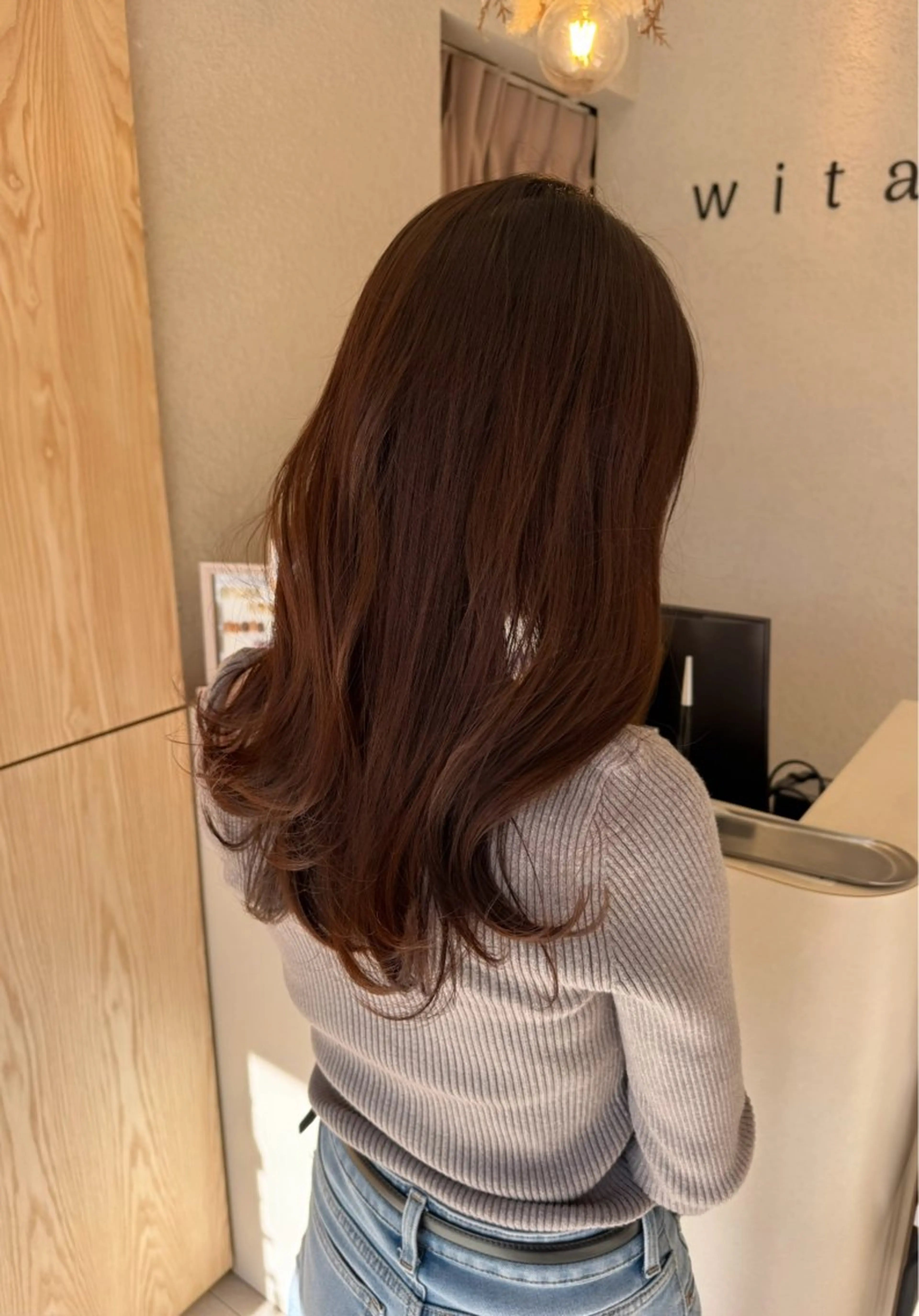 ロング カラー 蟹江 聡太✨レイヤーカットのヘアスタイル