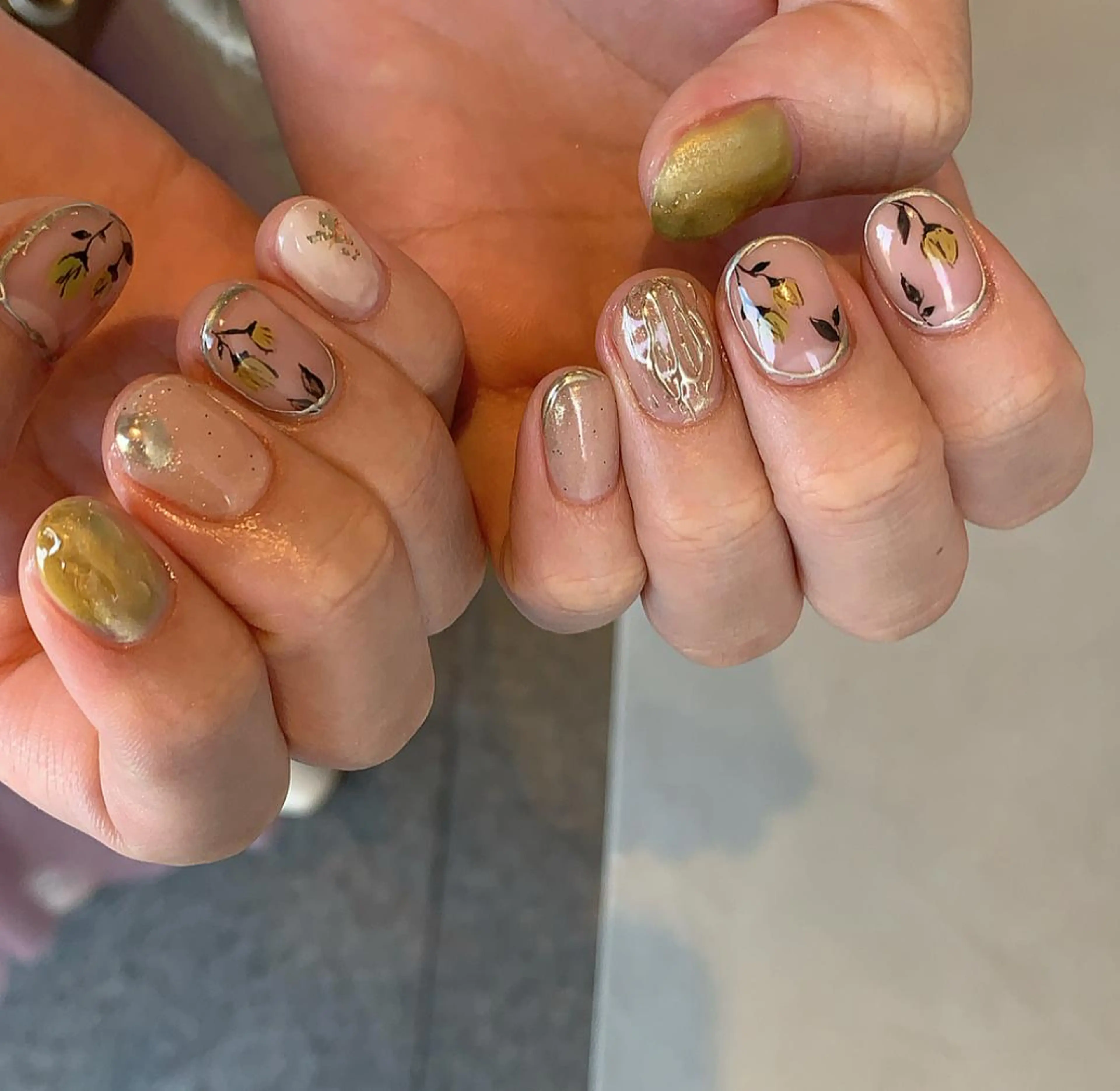 ネイル ハンドネイル にしぐち はるかのネイルデザイン