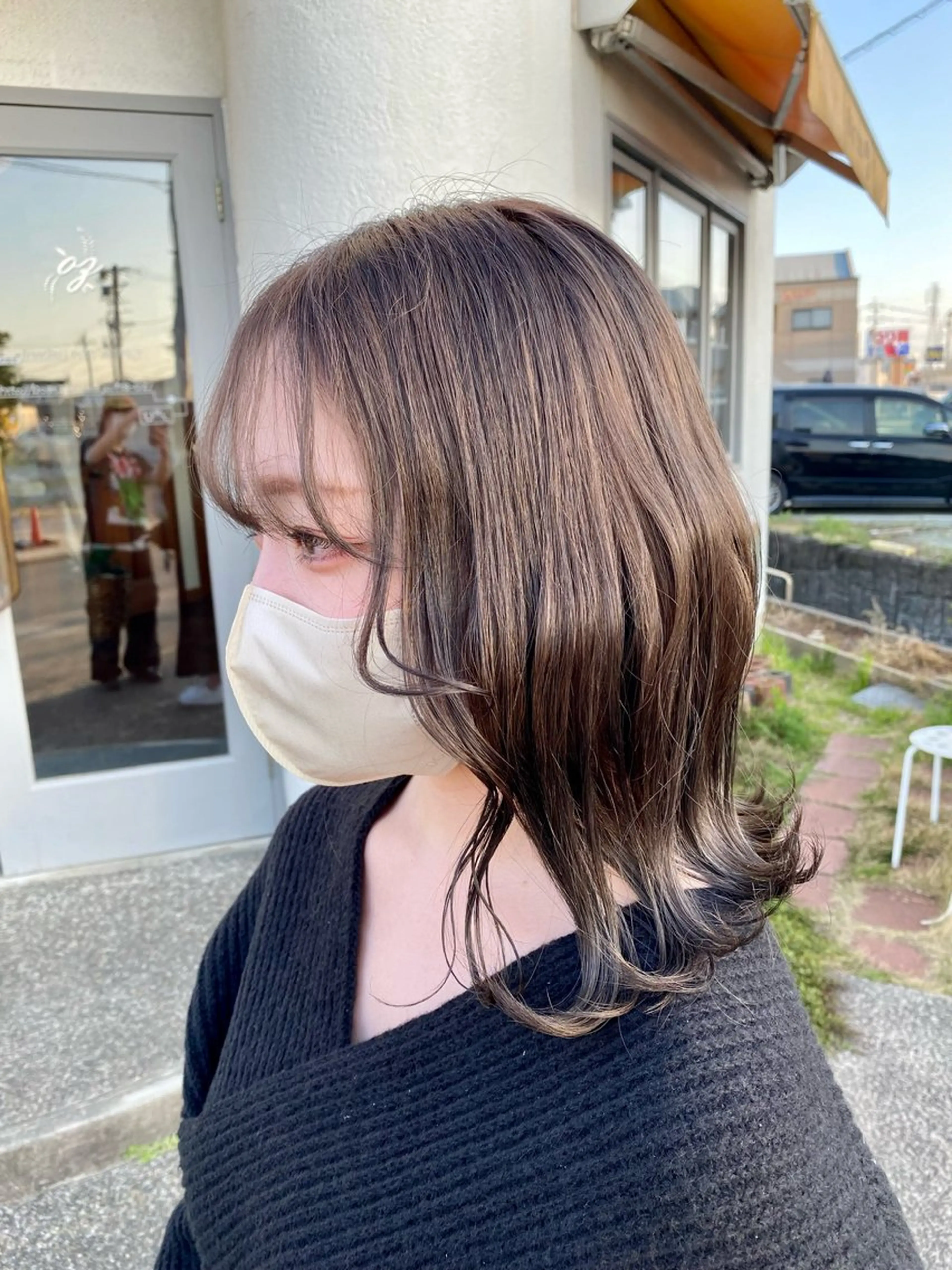 【ヘアカラー+艶トリートメント】の写真