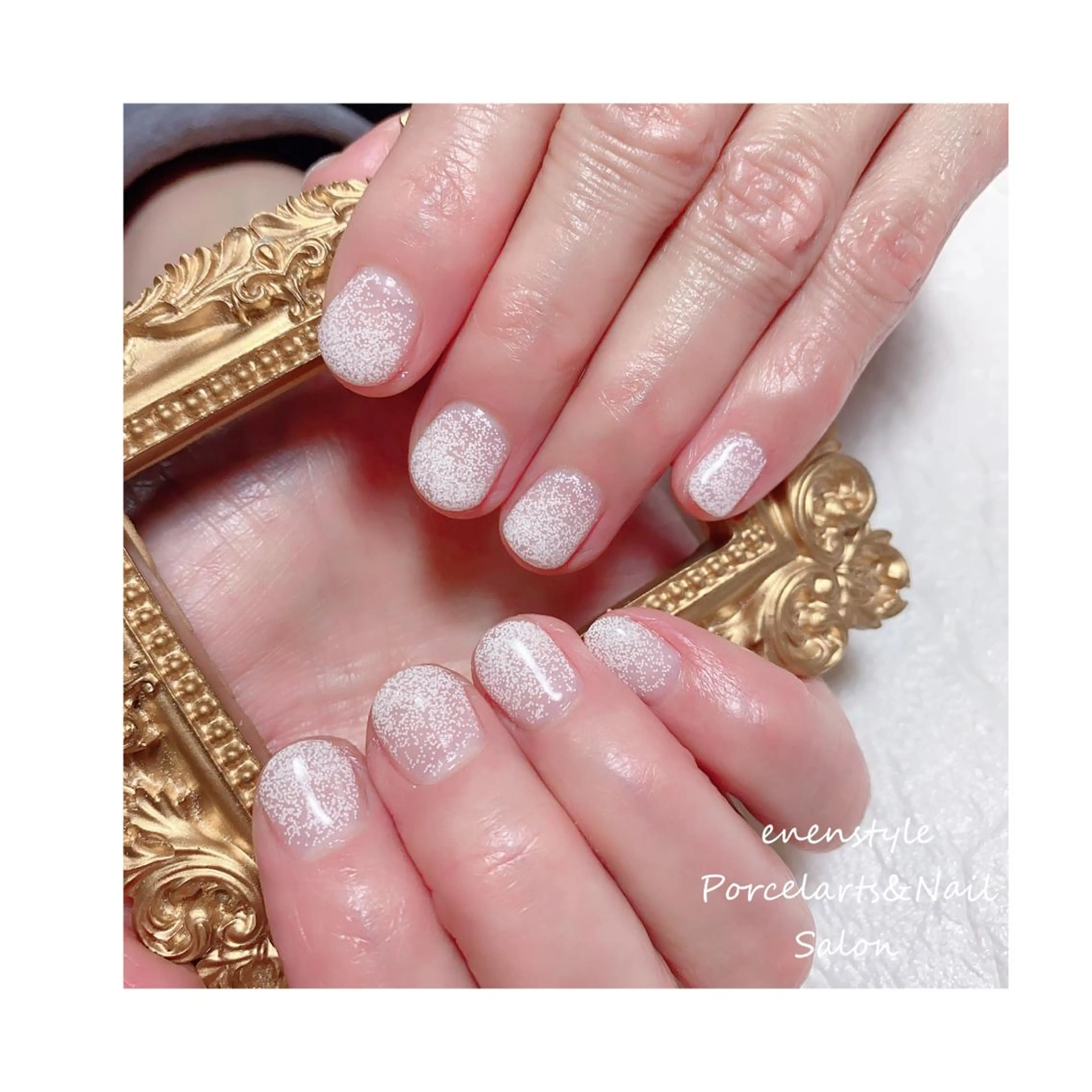 ショート ネイル ジェルネイル ニュアンスネイル オフィスネイル ワンカラーネイル パラジェル 👑enen style👑のネイルデザイン