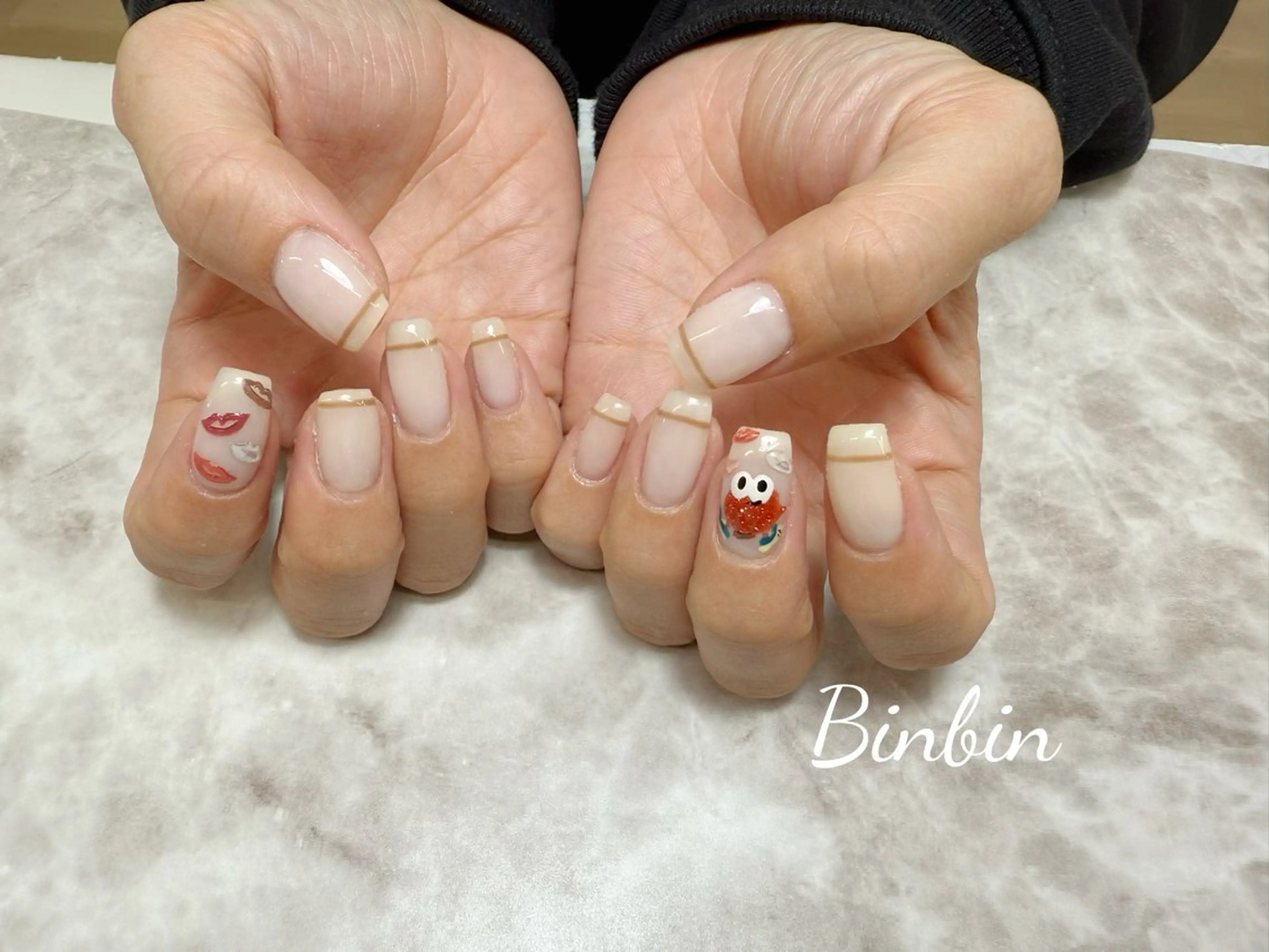 ネイル ハンドネイル ハンドケア 閨匠ビューティサロン 新橋店♡BinBinのネイルデザイン