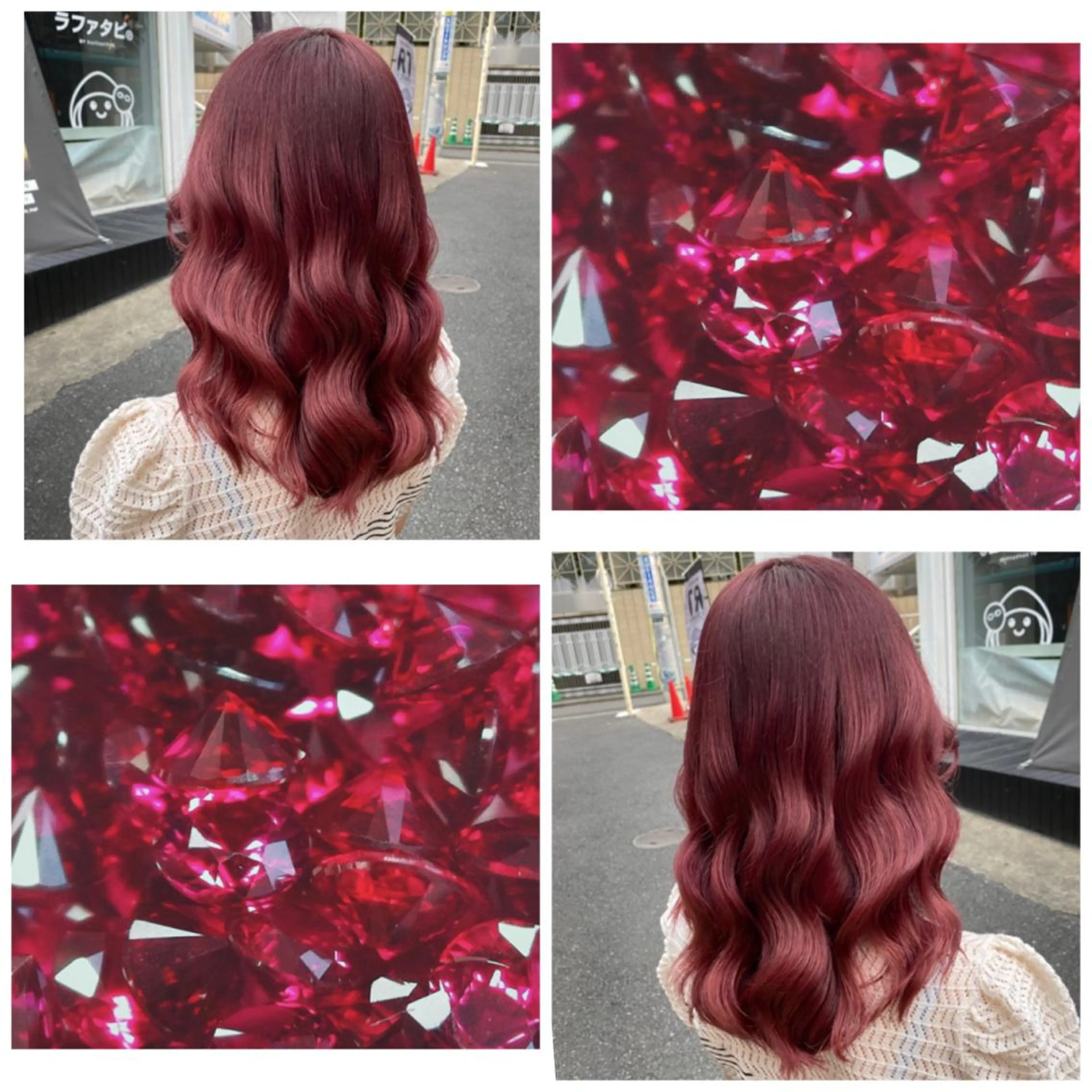 カラー ボルドーカラー 🫧似合わせデザイン 🫧MIKU🪼のヘアスタイル