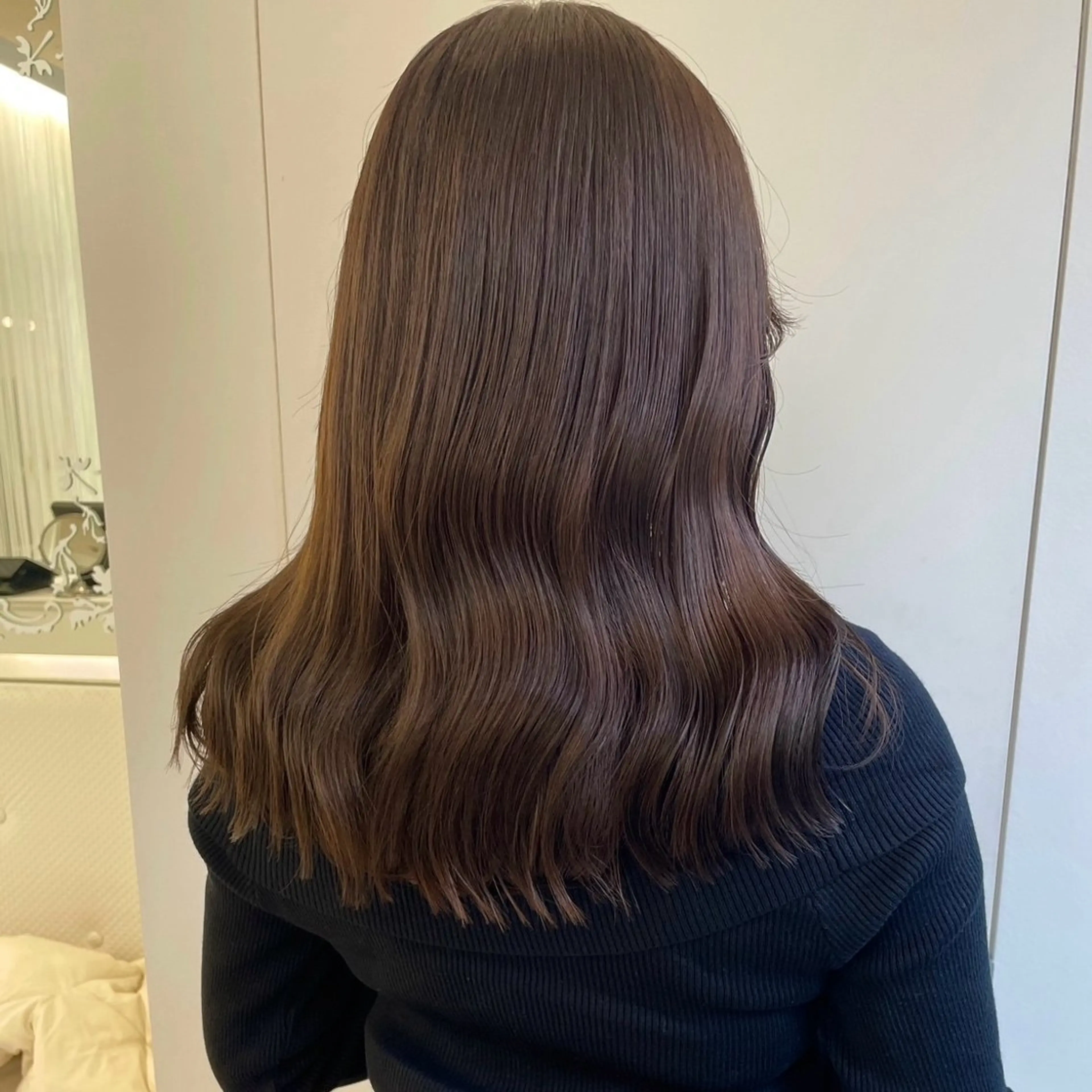 セミロング カラー ParveMix 🩶🫧入江 香名のヘアスタイル