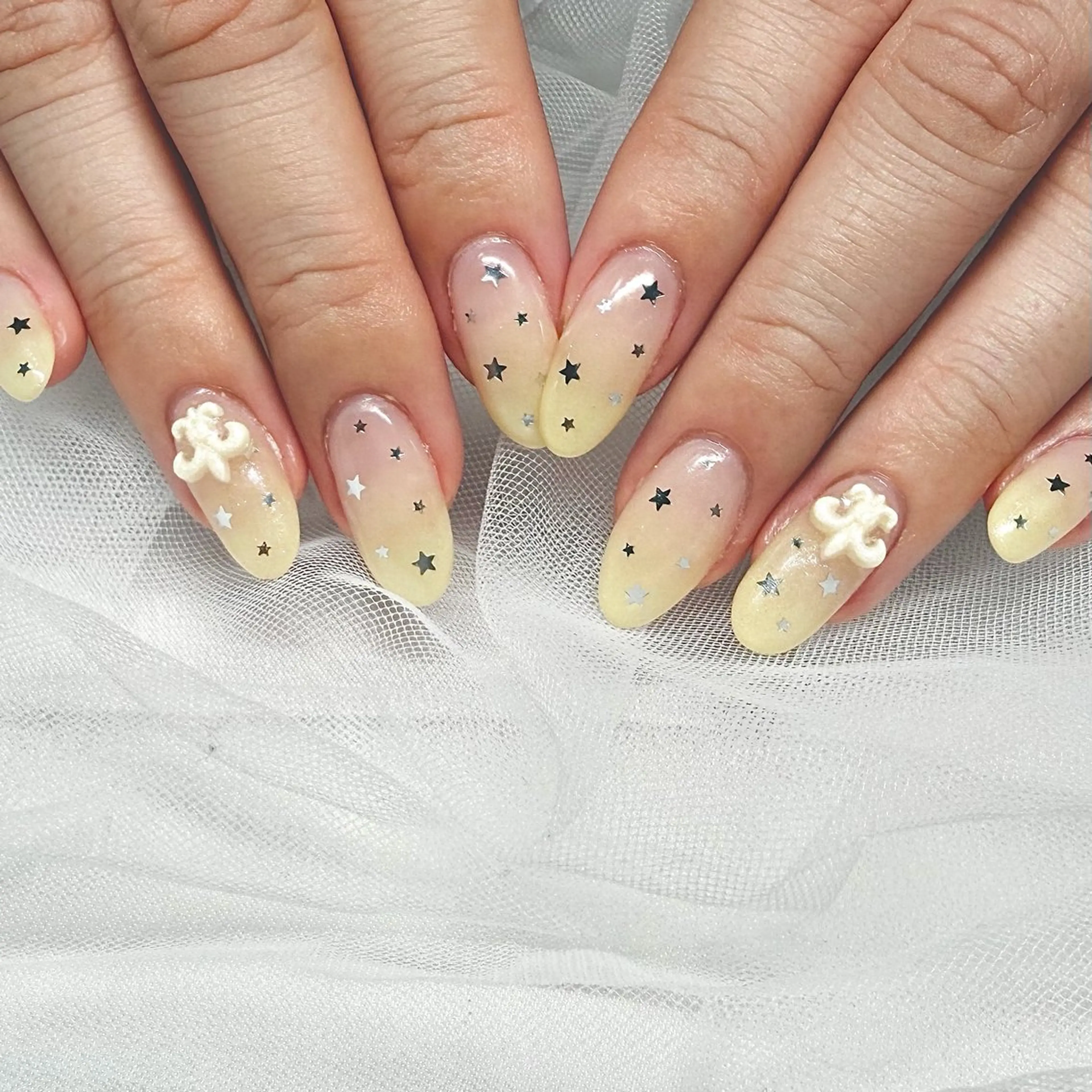 ネイル 長さ出し フラッシュネイル ジェルネイル マグネットネイル 持ち込み ハンドネイル 🌷Gemini nami🌷のネイルデザイン